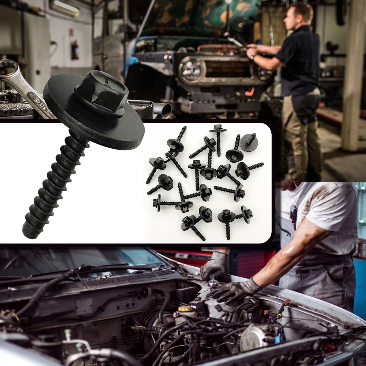 20pcs Fender Wheelhouse CD Console Bolt Screw Compatible with GM, Chevrolet, Camaro, Colorado,Cadillac, Buick,Cruze, BMW 1157049