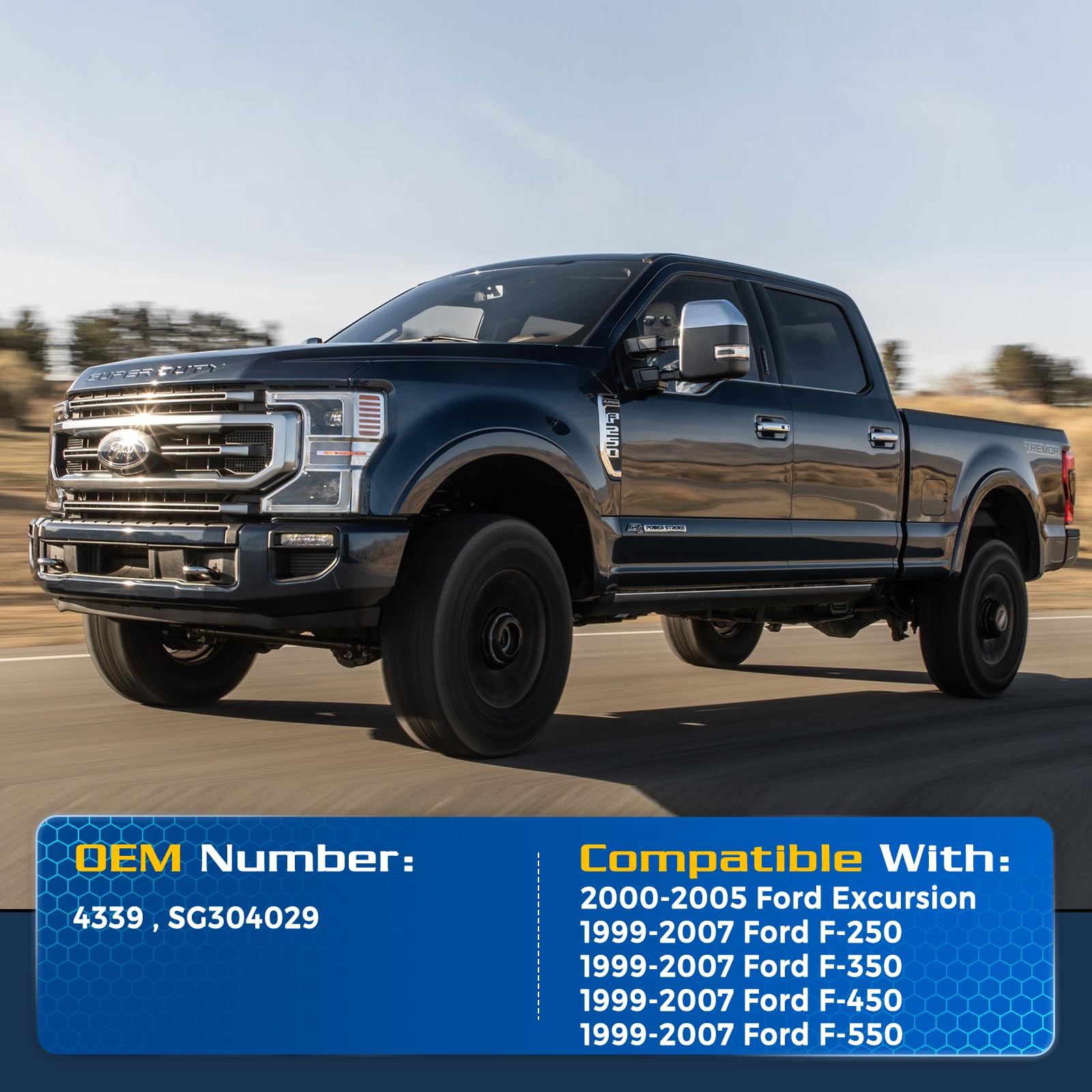 Arana 4339 Hood Struts Lift Support For 1999-2007 Ford F250 F350 F450 Super Duty, Front Hood Replacement Oem 95892 F81Z16C826Aa