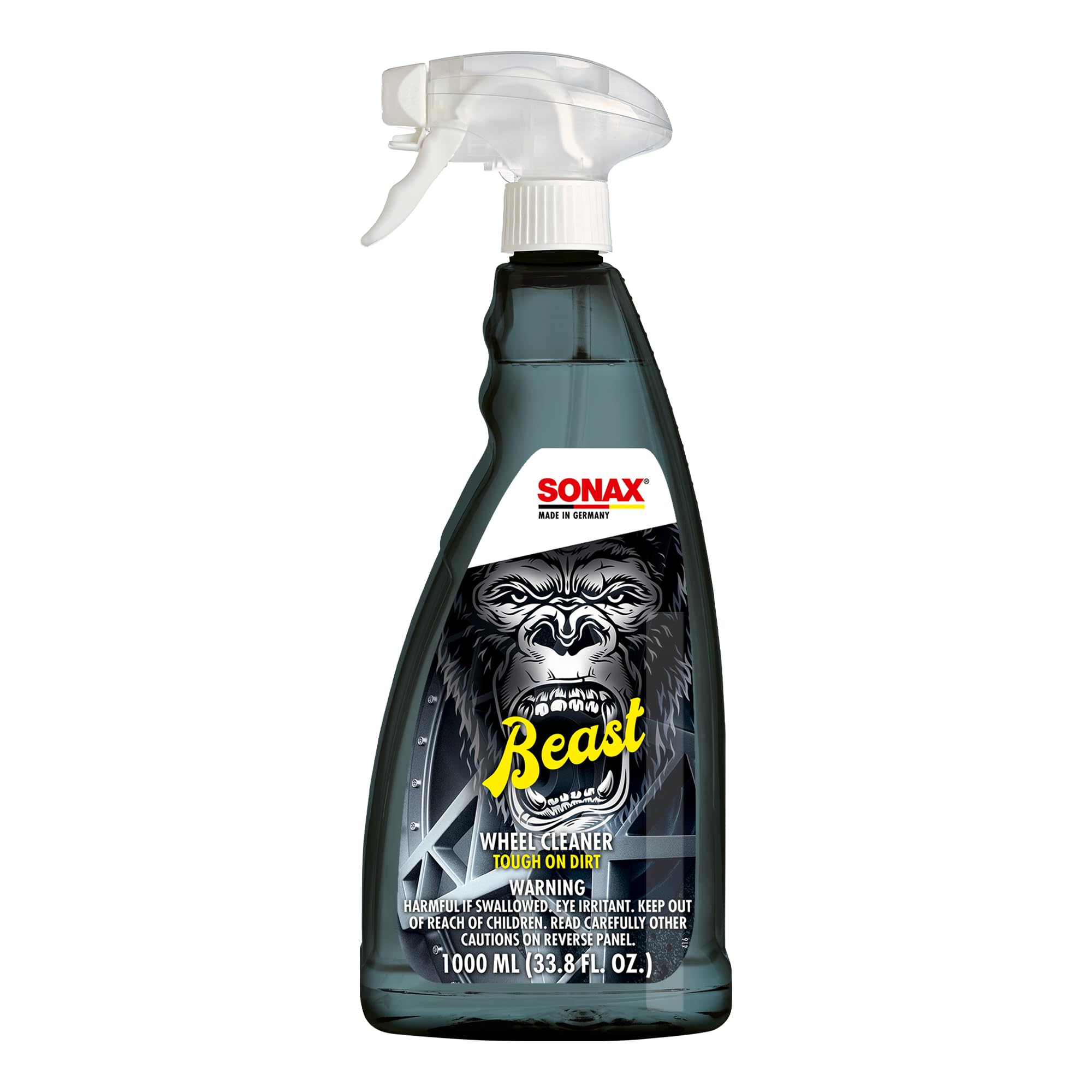 Sonax Beast Wheel Cleaner | Brake Dust Cleaner | Color Changing Rim Cleaner | Strong Wheel Cleaner | Easy Wheel And Rim Cleaner