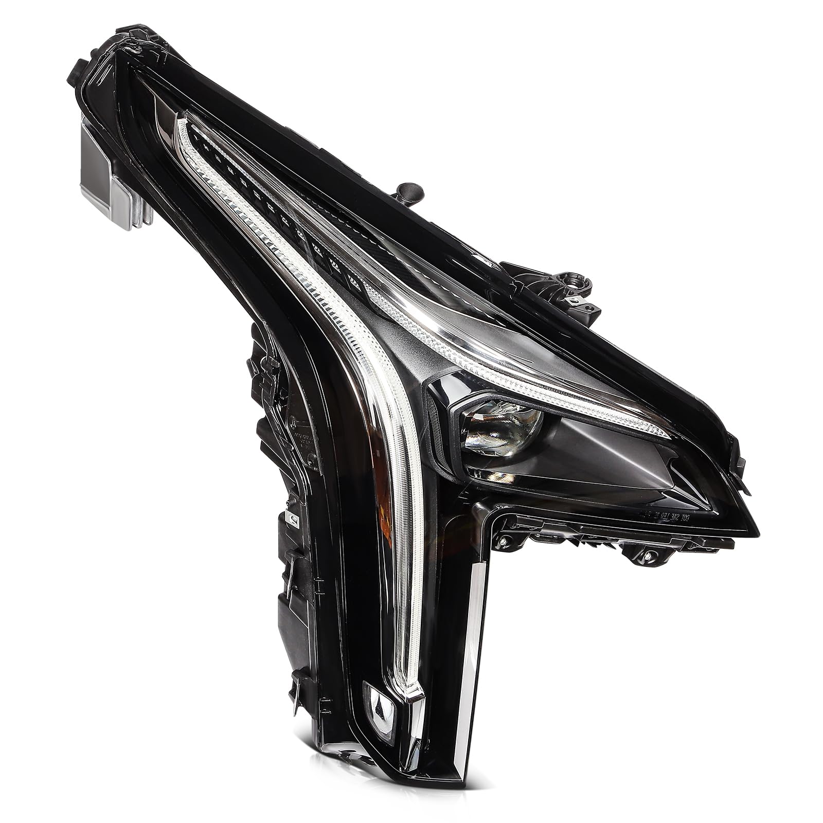 LBRST Headlight Fit 2019-2021 for XT4 Chrome Housing Right Headlight Assembly GM2503502