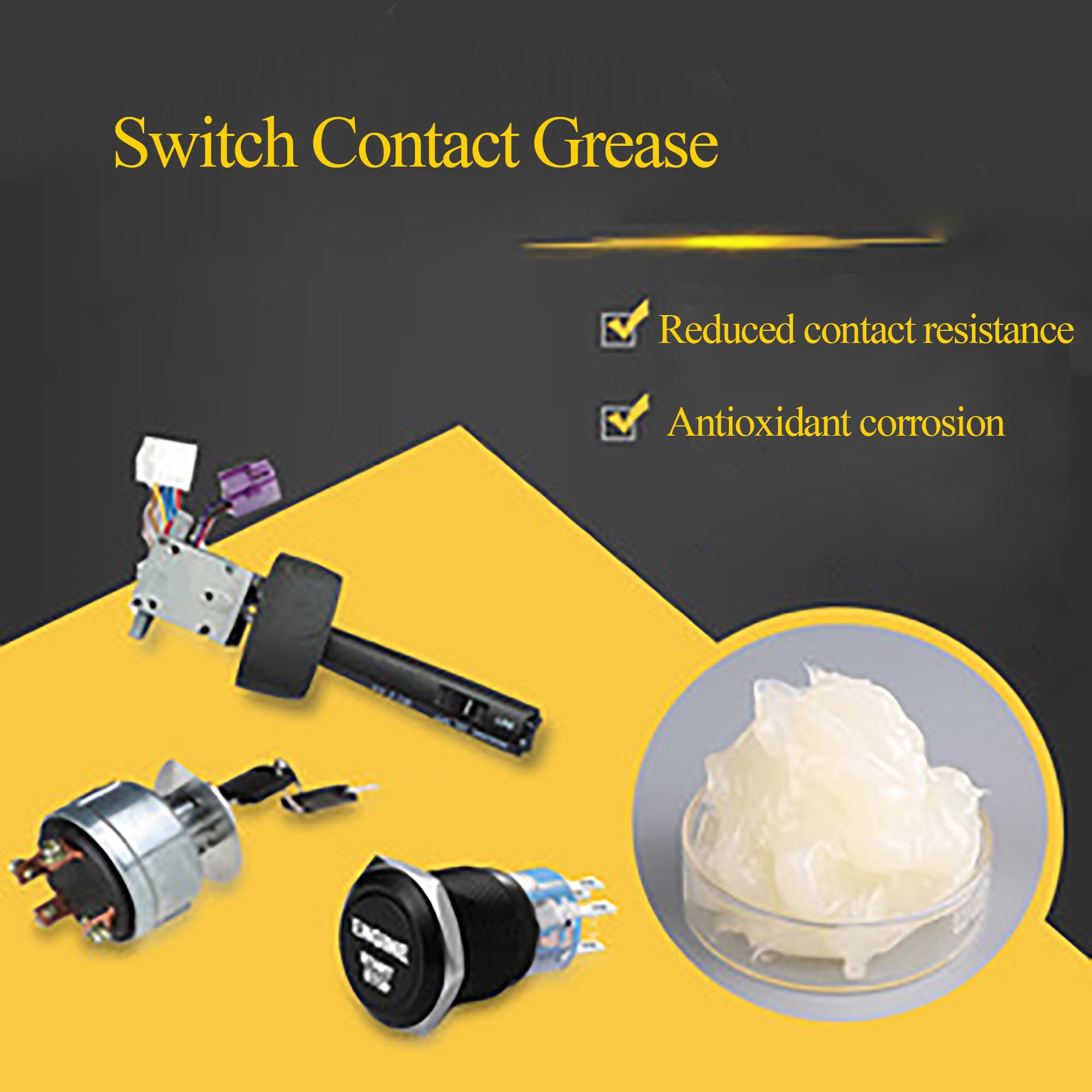 FOTU Electrical Conductive Grease - 3.5 Oz, Prevents Corrosion, Salt & Dirt, 1-Pack