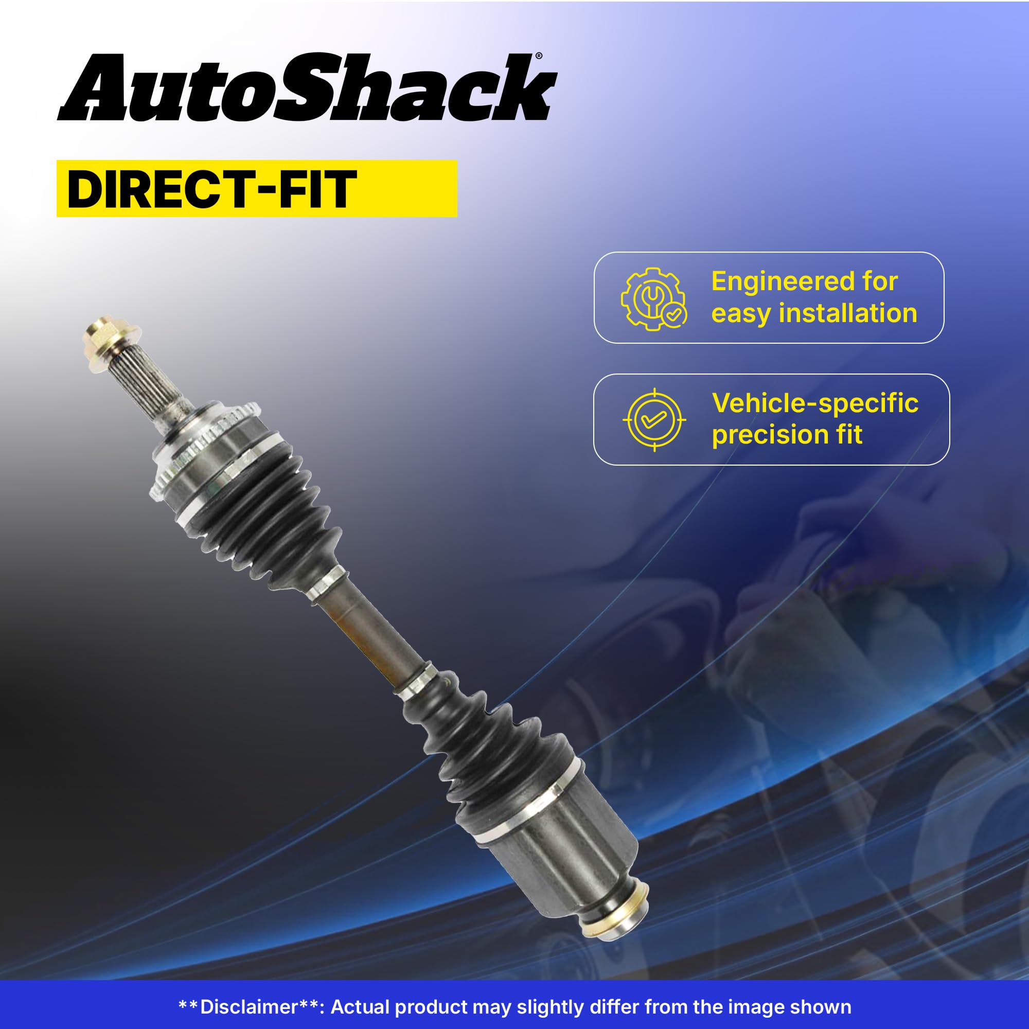 Autoshack Front Cv Axle Drive Shaft Neoprene Boots Pair Of 2 Driver And Passenger Side Replacement For 2002-2004 2005 2006 2007 2008 2009 2010 2011 Ram 1500 3.7L 4.7L 5.7L 5.9L V6 V8 4Wd Dsk1101Pr