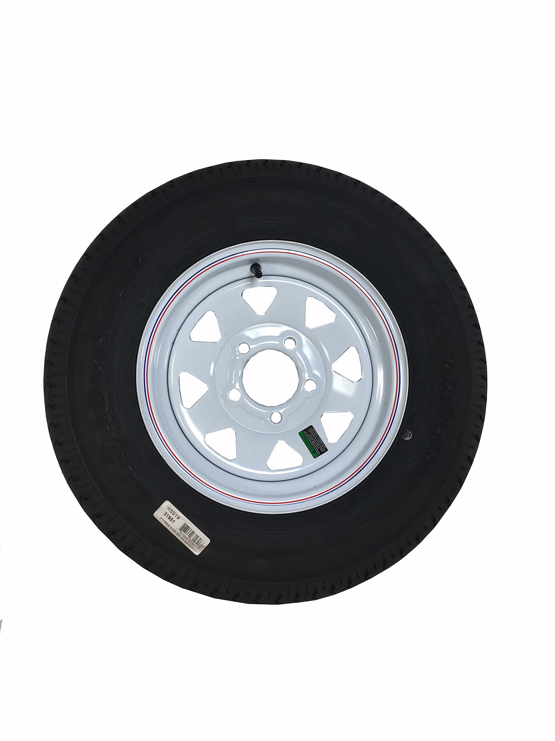 Loadstar Spoke Rim W/St175/80R13C, 5H