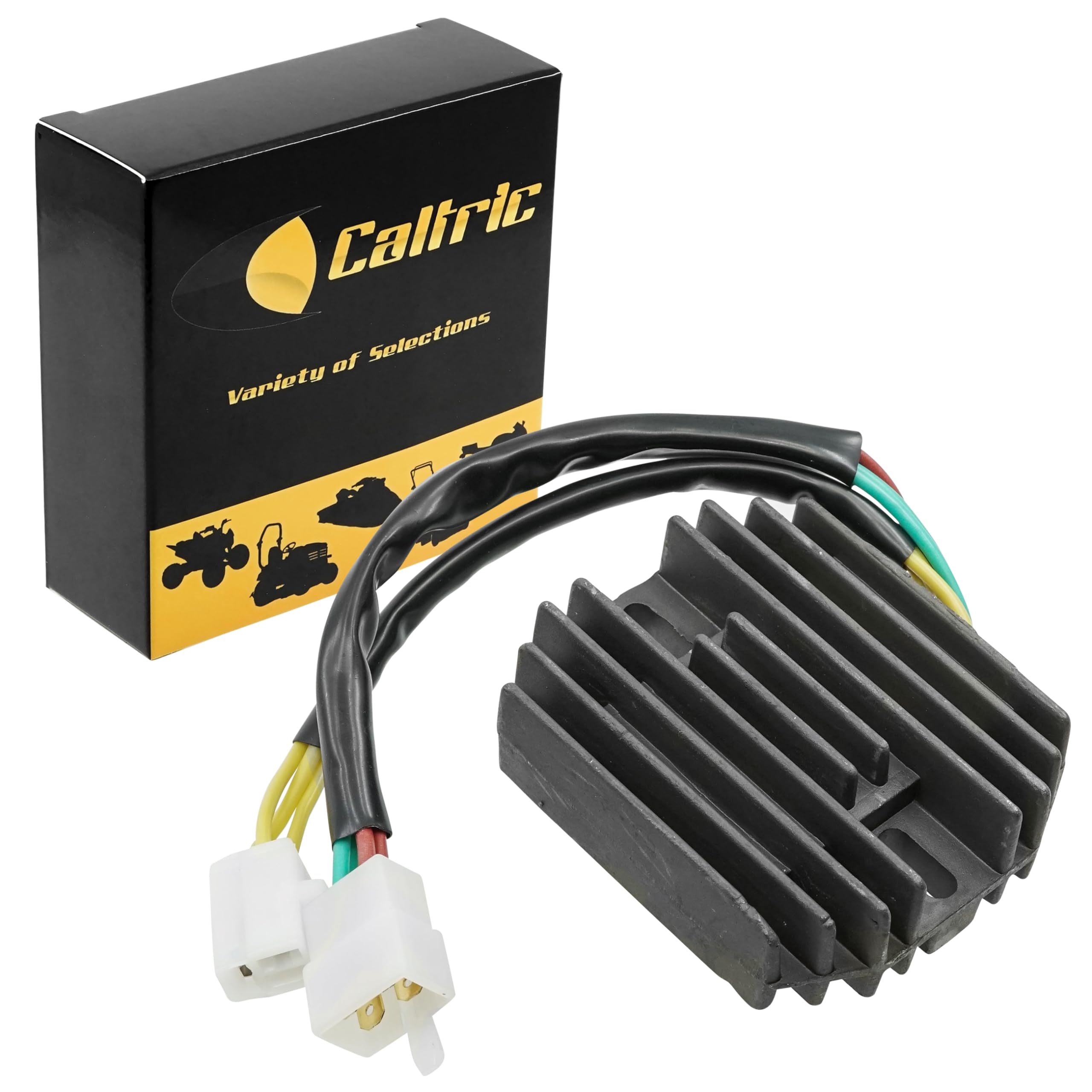 Caltric Regulator Rectifier Compatible with Honda Vt600C Vt600Cd Shadow Vlx 1999-2007 Motorcycle