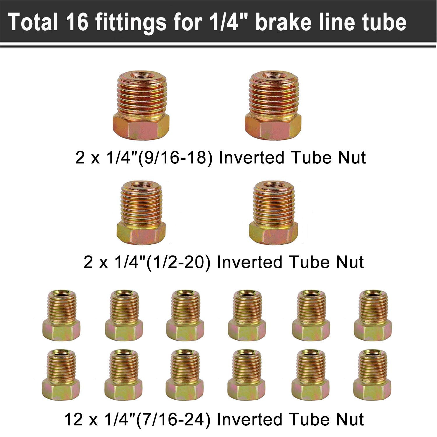 Muhize 3/16 And 1/4 Brake Line Coil - Heavy Duty Zinc-Coated 25 Ft 3/16'' And 1/4'' Steel Tube Roll Sae Standard For Hydraulic F