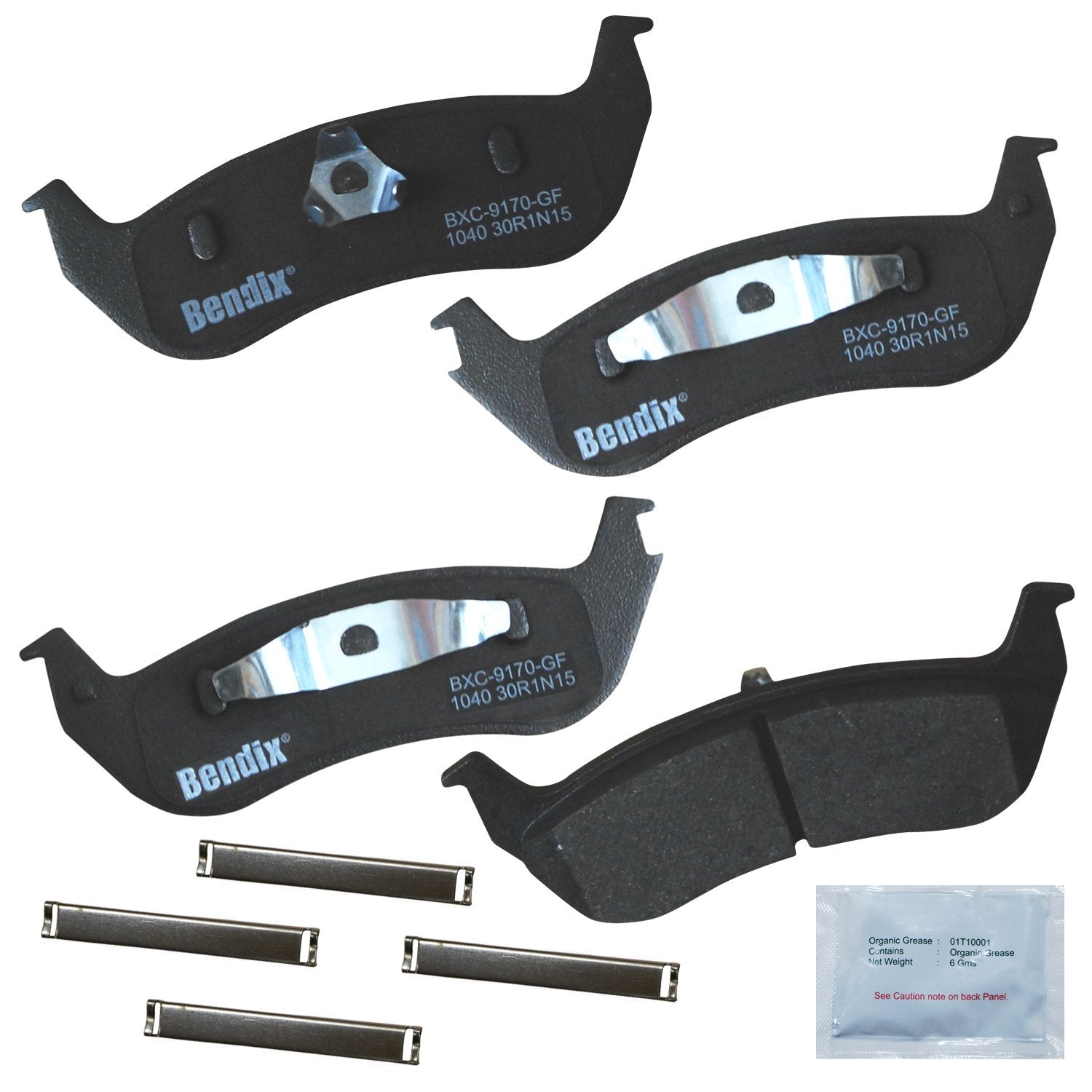 Bendix Priority1 Cfc1040 Ceramic Rear Brake Pads For Ford Crown Victoria 2007-2003