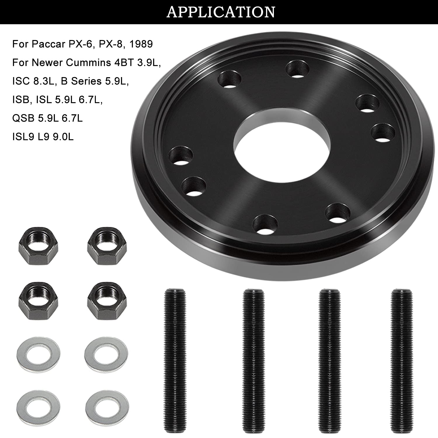 Danti Rear Main Crankshaft Seal & Wear Sleeve Installer ST-224C for Cummins 3.9L-9.0L, Size: 7.09 x 6.73