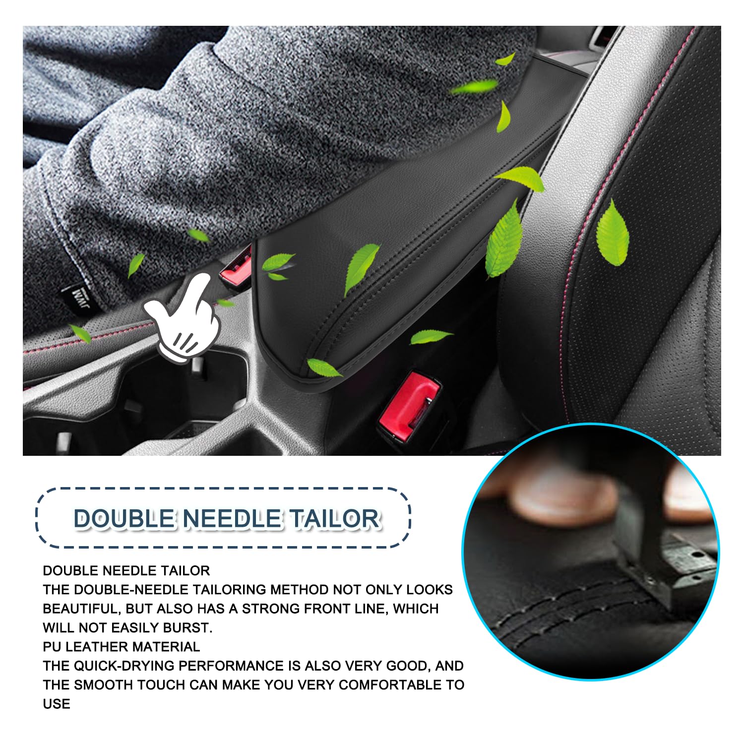 Ruiya 2025 Jetta Armrest Cover,For 2020-2025 Vw Jetta Accessories Center Console Cover Soft Comfy Armrest Lid Cover Compatible With 2020 2021 2022 2023 2024 2025 Volkswagen Vw Jetta S/Sport/Se/Sel