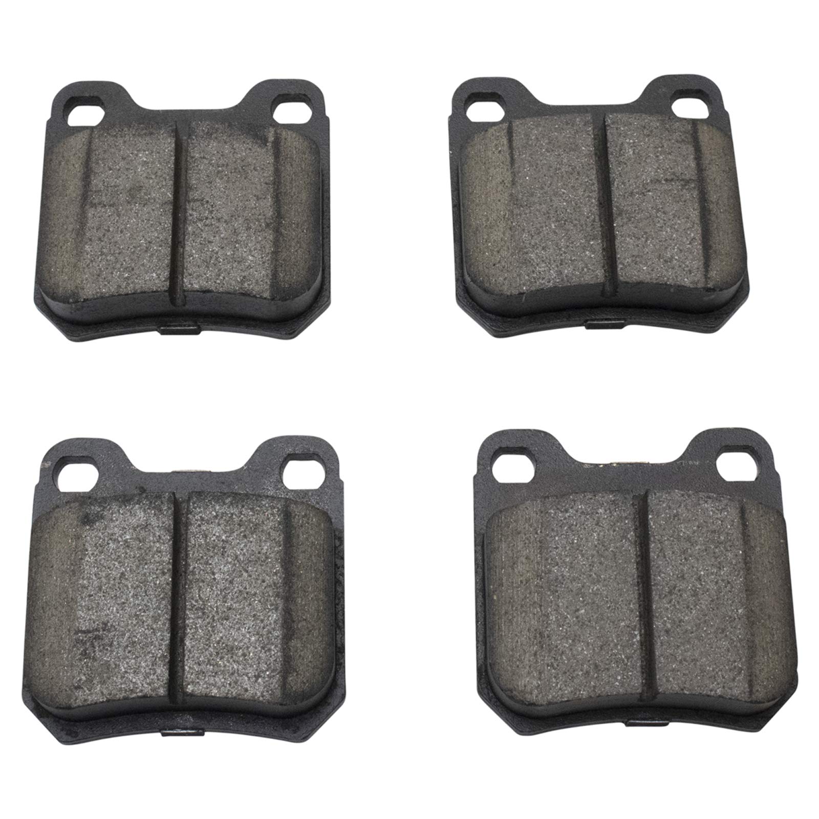 TRQ Rear Brake Pads Ceramic Compatible with 1997-2001 Cadillac Catera 1999-2003 Saab 9-3 1997-1998 900 2001-2002 Saturn L100 200