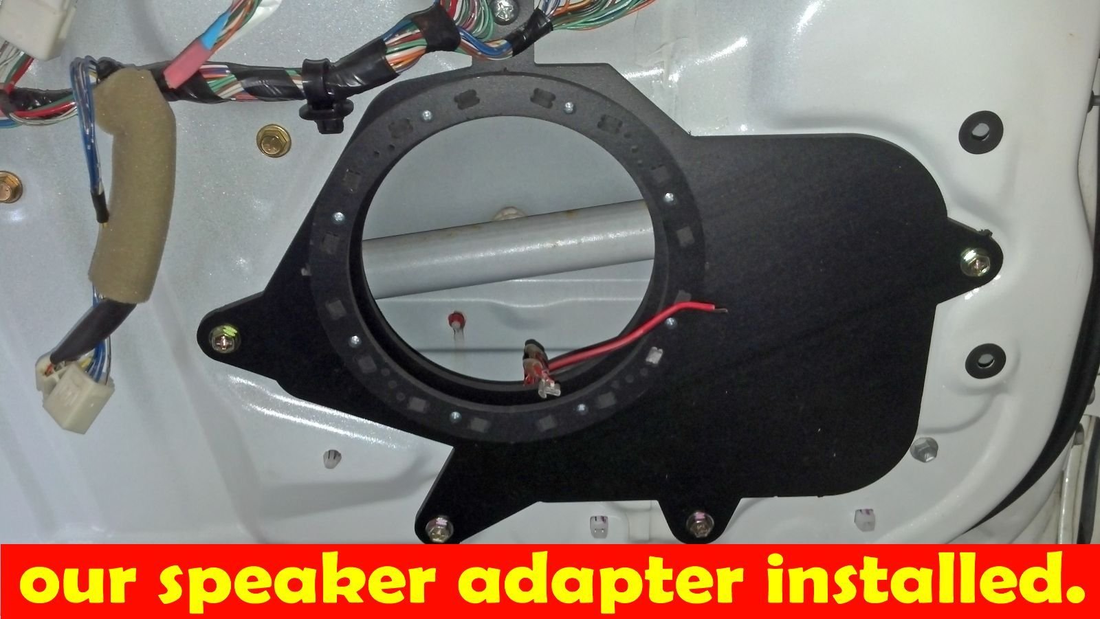 MJM Car Speaker Adapters Front Door Speaker Adapter Spacer Rings for 1998-2005 Lexus GS300/GS400 - Model SAK002_5534