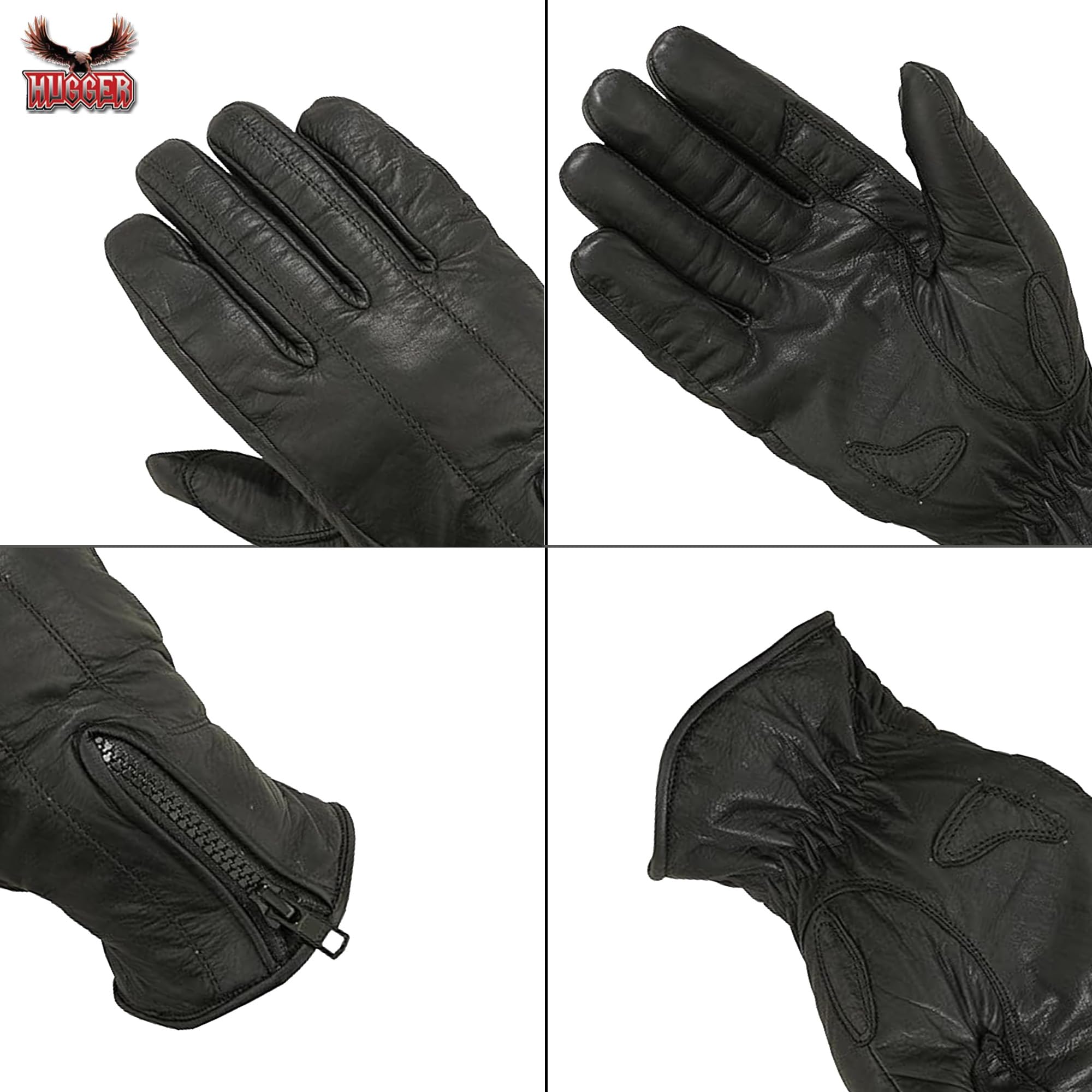 Ladies Bike Matchers Glove (Medium, Black)