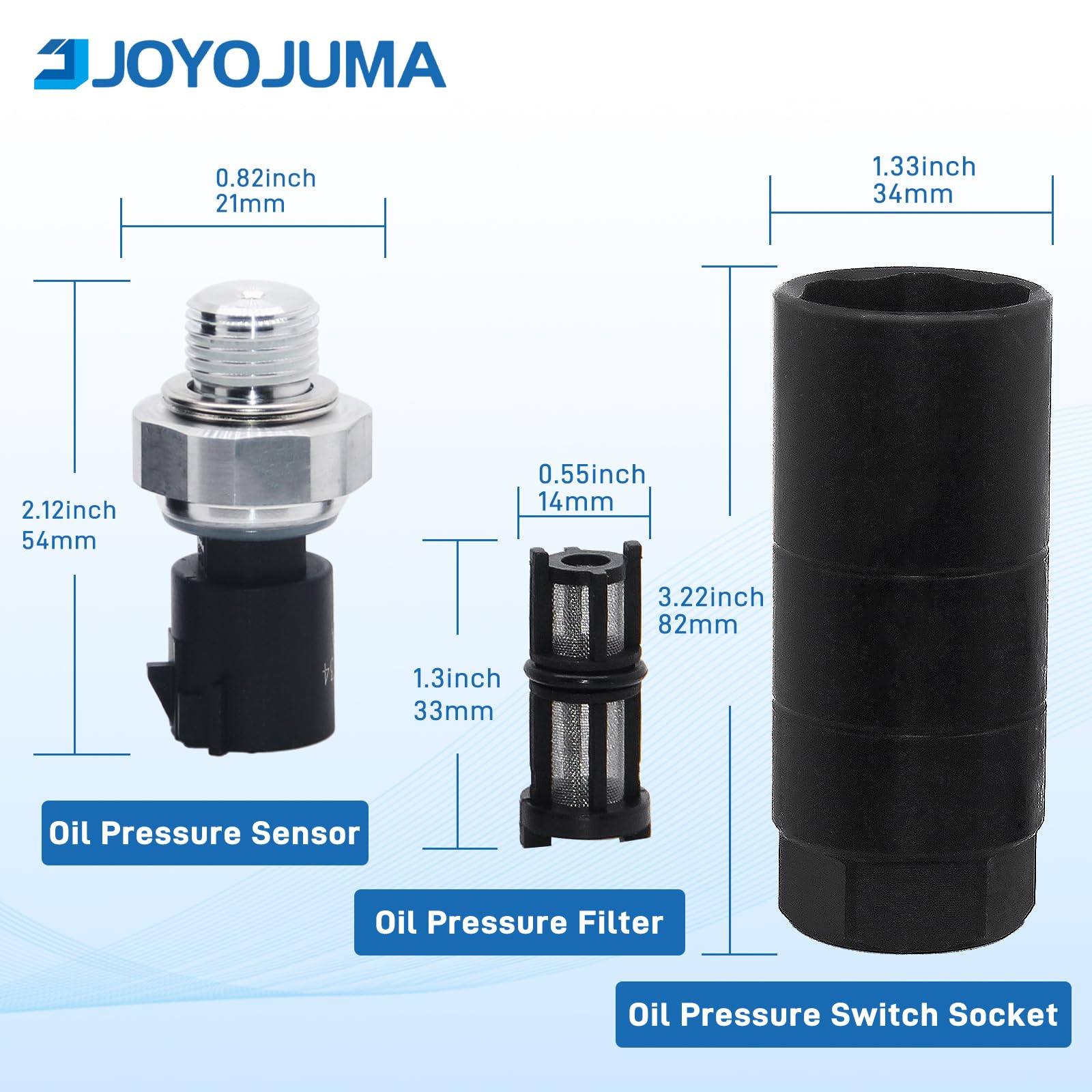 12673134 Oil Pressure Sensor for Chevrolet Silverado 1500 2500 Suburban Buick Chevy Express Avalanche Camaro Tahoe Colorado Equi