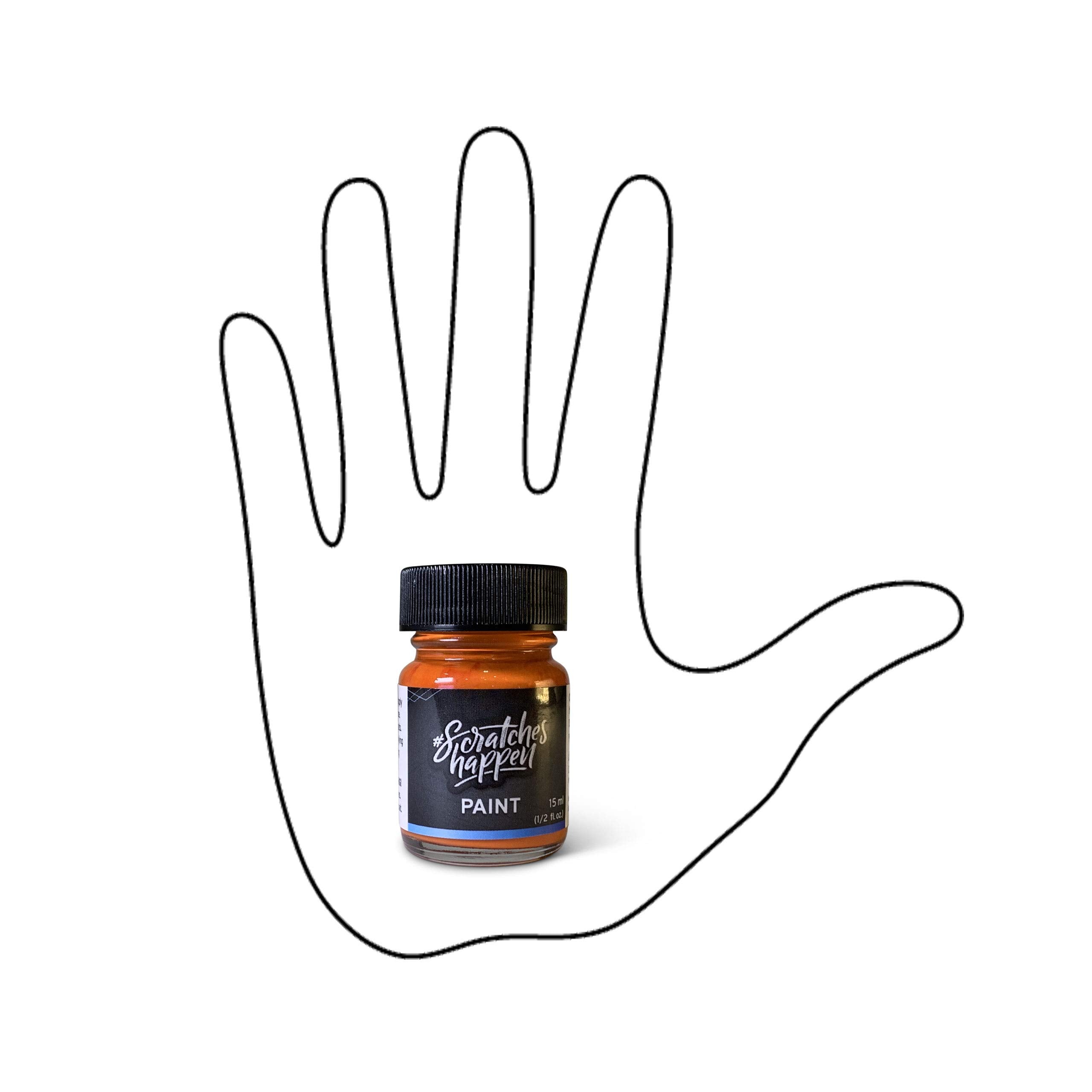 Scratcheshappen Exact-Match Touch Up Paint Kit Compatible With Audi Beluga Brown Metallic (Ly8U/M5) - Bottle, Essential