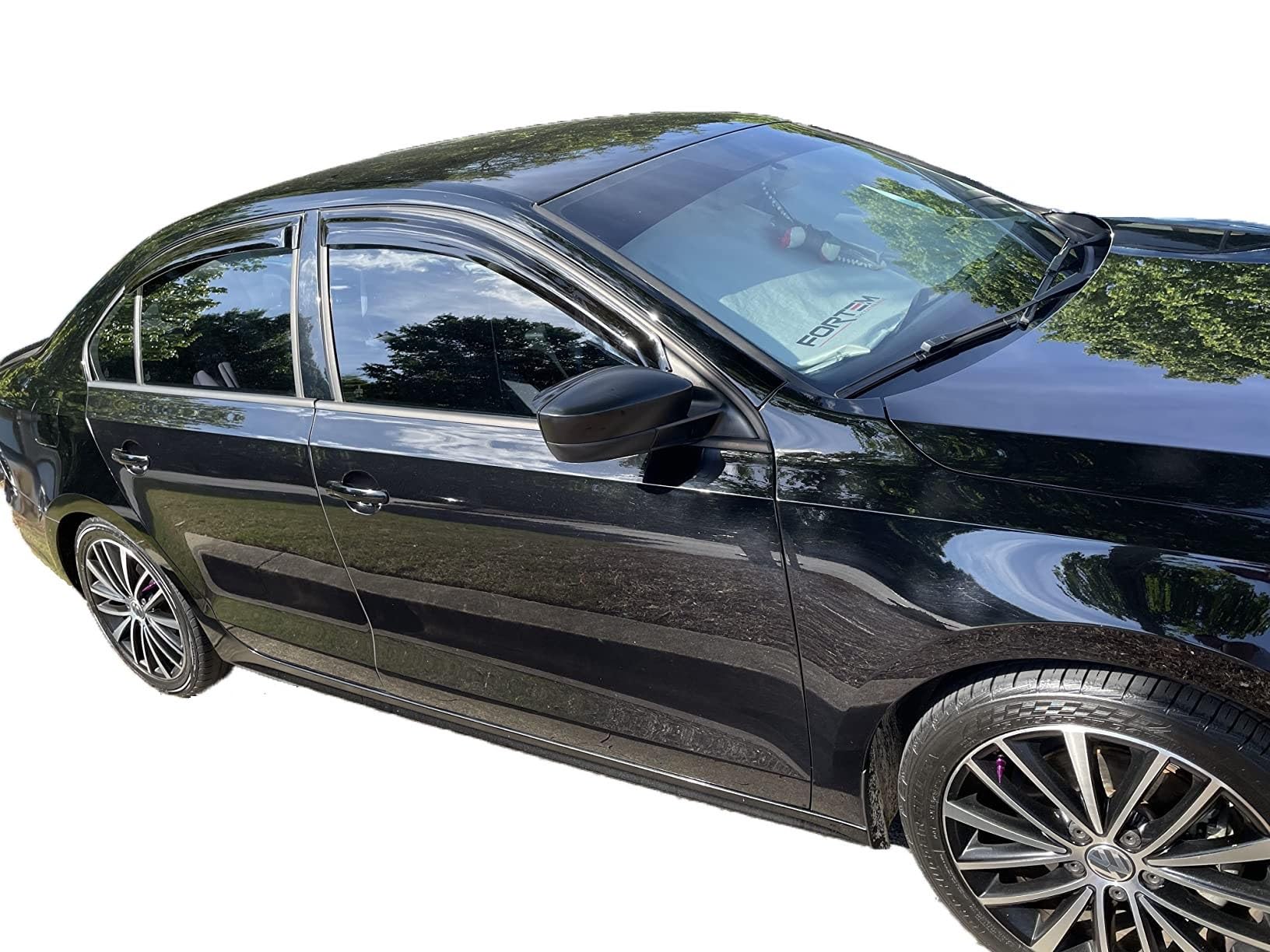 2021-2025 Tape-On Rain Guards For Kia Seltos Side Window Deflector Visors Lx S Ex Sx Turbo X-Line Durable Tinted Vent Shade 2022