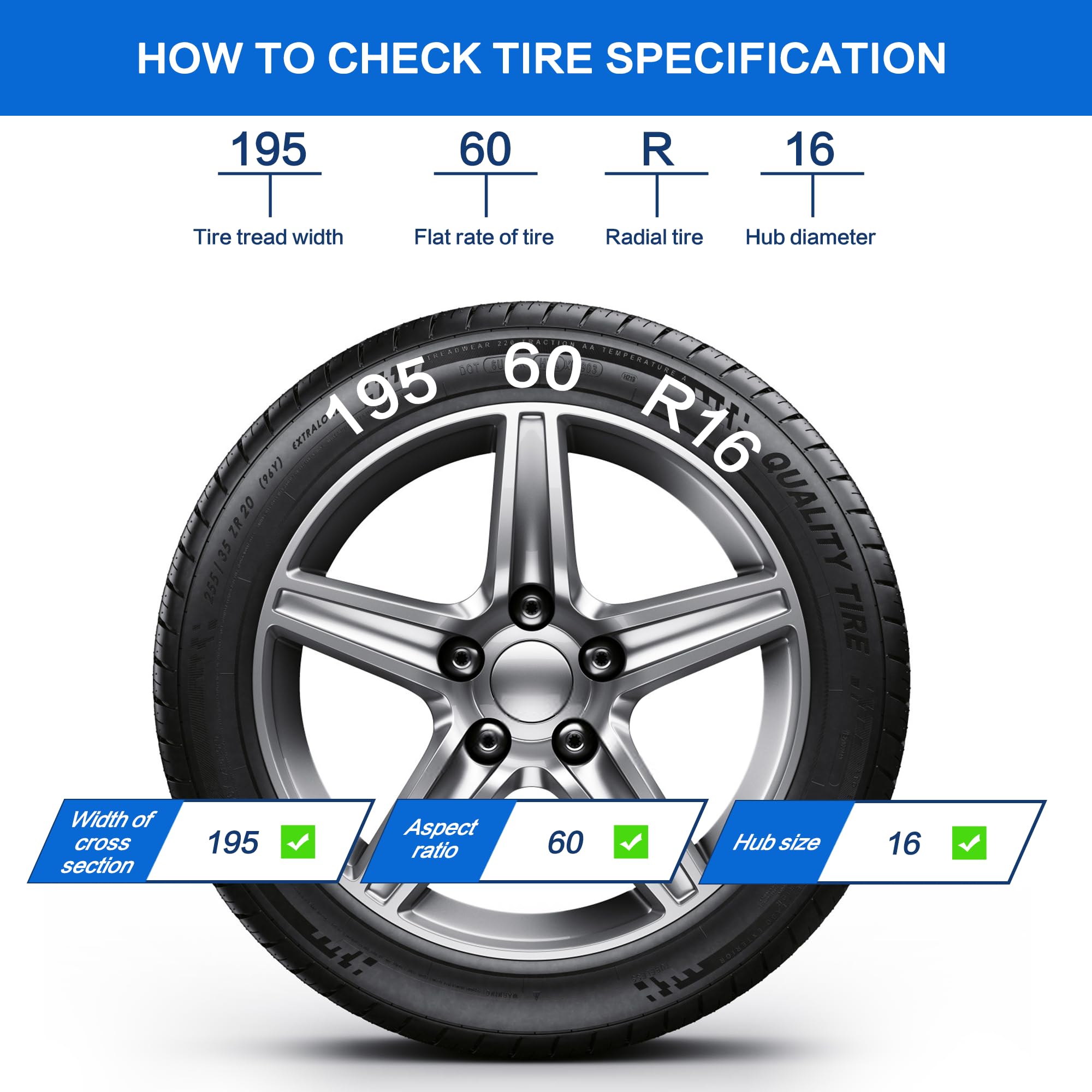 2 Packs Tire Chains Car Anti Slip Snow Chains For Suv/Truck/Car In Snow, Sand, Mud And Ice (Kn120)