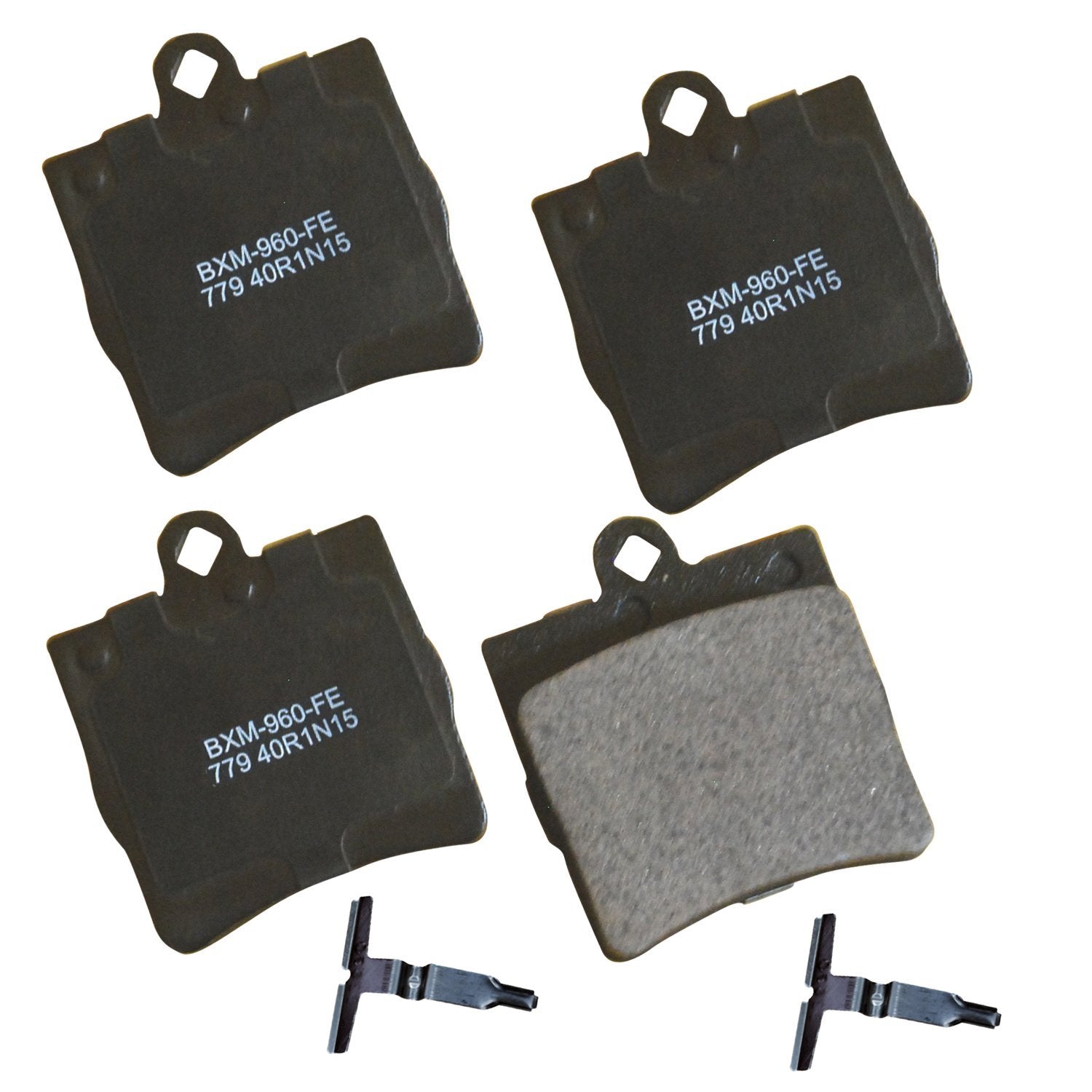 Bendix Premium Sbm779 Semi-Metallic Rear Brake Pads For Select Models Chrysler Crossfire, Mercedes-Benz C230, C240, C280, Cl200,