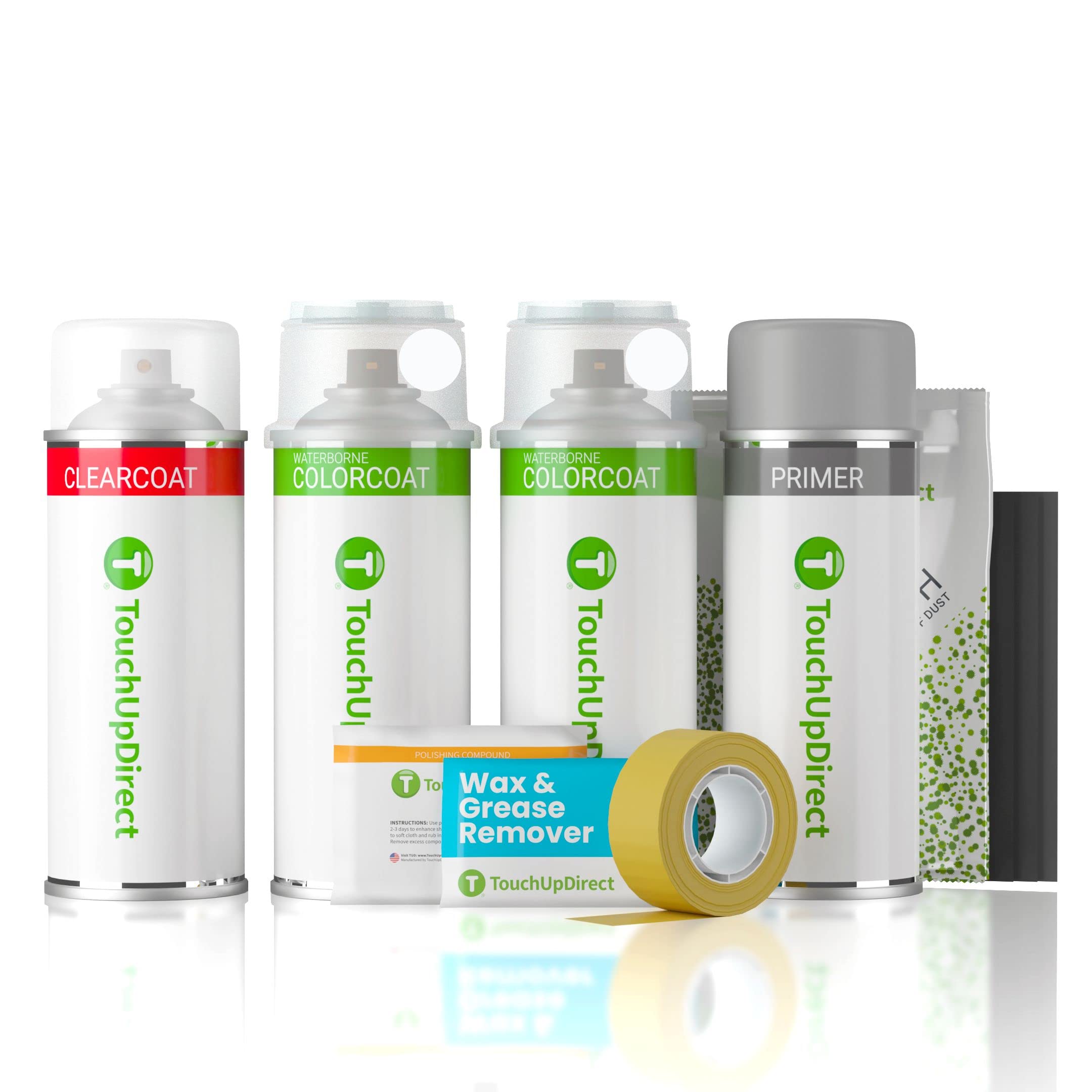 Touchupdirect 799/9799 Diamond White Tricoat Compatible With Mercedes-Benz Exact Match Touch Up Paint Aerosol - Platinum Kit