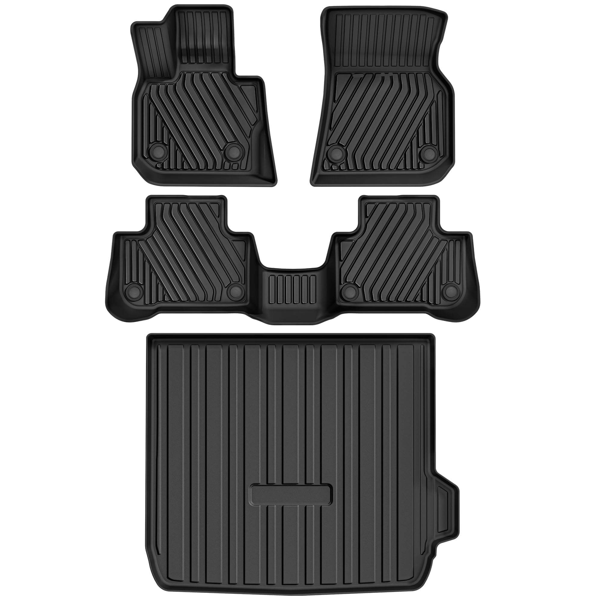 AUTOSAVER88 Floor Mats and Cargo Liner Fit for Honda Civic Sedan 2026-2022 (Non Hatchback), All Weather TPE Car Mats Guard Odorl