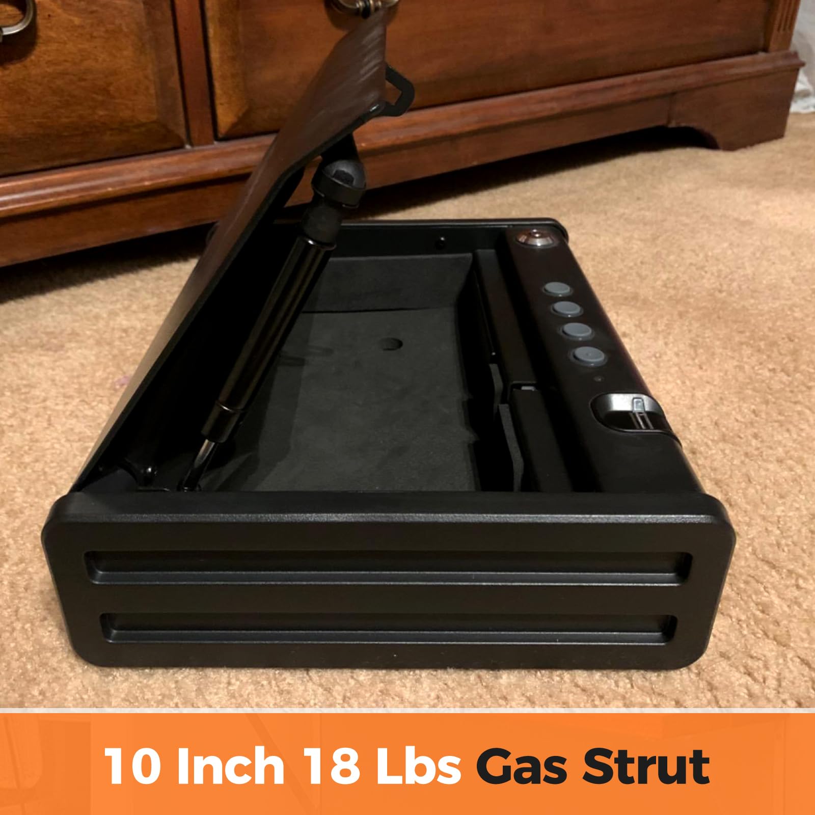 Pamagoo 10 Inch 13 Lbs Gas Struts, 10'' 58 N Toolbox Lid Gas Shocks Spring, For Rod Lockers Weatherguard Aluminum Cabinet Door,