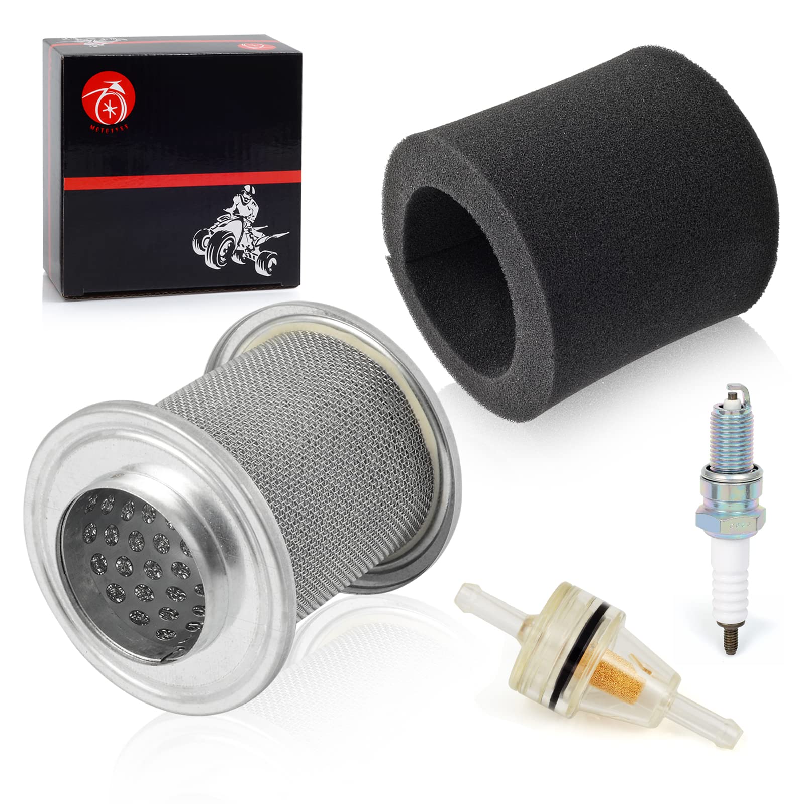 Air Filter Holder Kit + Fuel Valve Petcock Kit For Honda Xr80R Xr100R Crf80F Crf100F 1985-2013