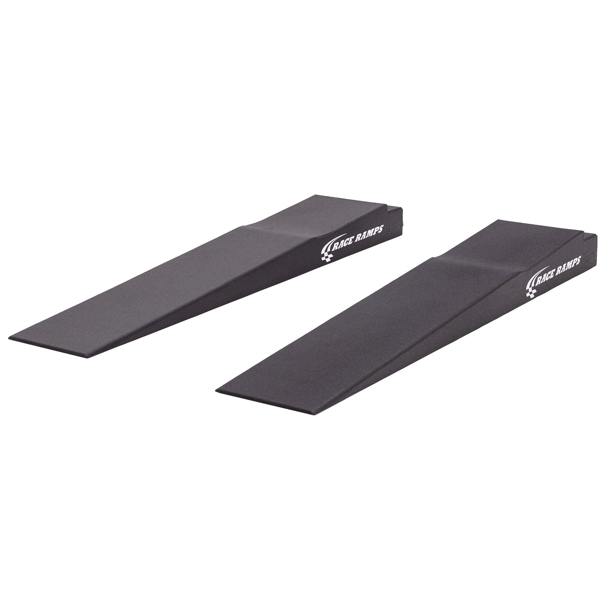Race Ramps Rr-Tr-7-Flp 7' Trailer Ramp With Cut-Out,Black