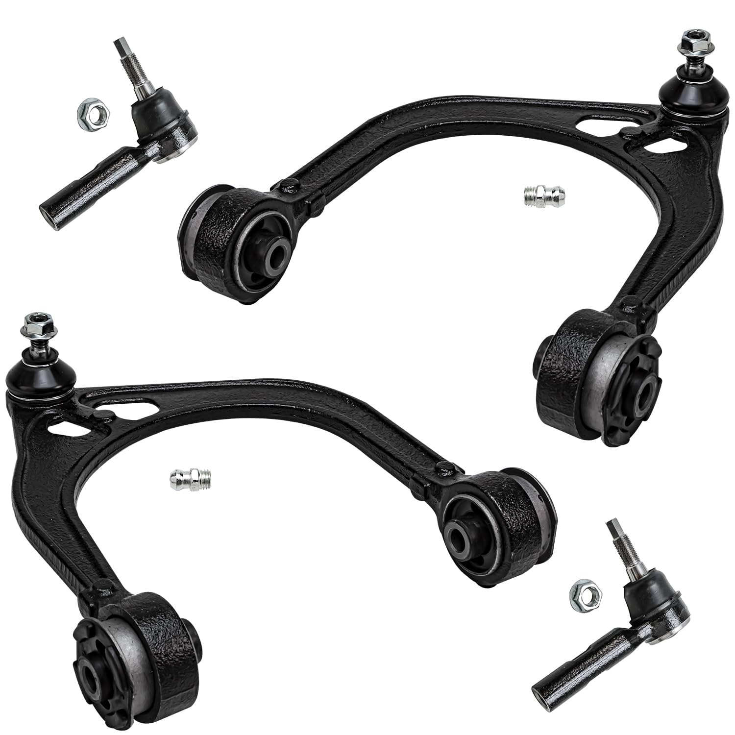 Detroit Axle - RWD Front End Control Arms Kit for Dodge Charger Challenger Magnum Chrysler 300, 2 Upper Control Arms w/Ball Join