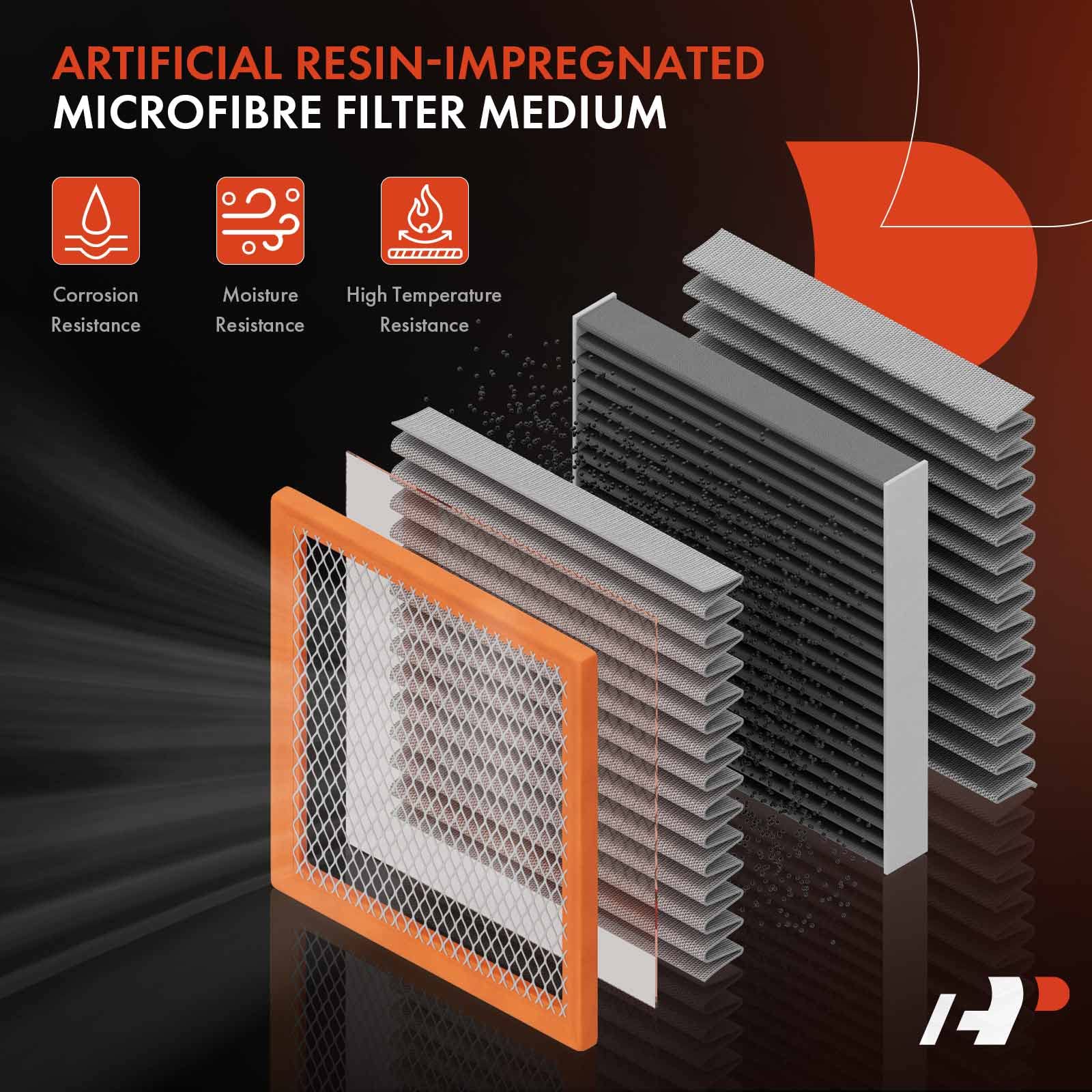 A-Premium 2 Pack Engine Air Filter Fits for CA10677, Compatible with Toyota RAV4 2013-2018, Avalon 2013-2019, Camry 2012-2017 &