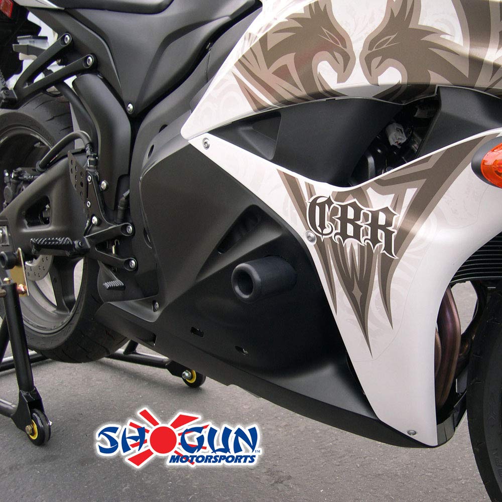 Shogun Honda Cbr600Rr Cbr600 Cbr 600 Rr 2009 2010 2011 2012 Black Complete Frame Slider Kit Includes Frame Sliders Swing Arm Spo