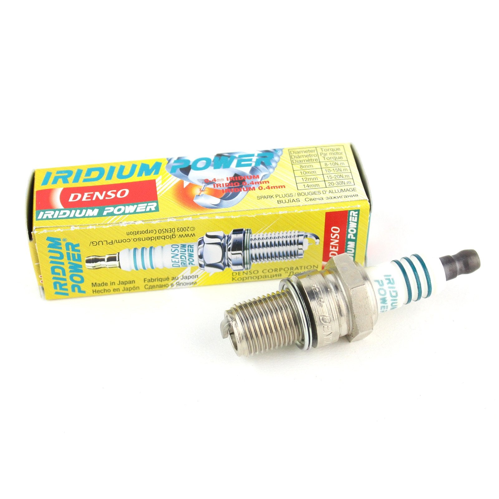 Denso (5345) IKH22 Iridium Power Spark Plug, (Pack of 1)