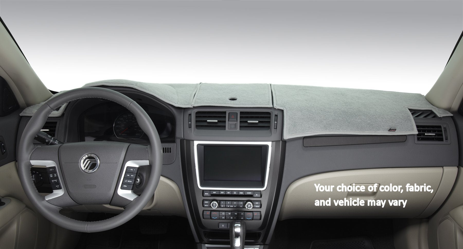 Dashmat Original Dashboard Cover Dodge Ram Pickup (Premium Carpet, Gray)