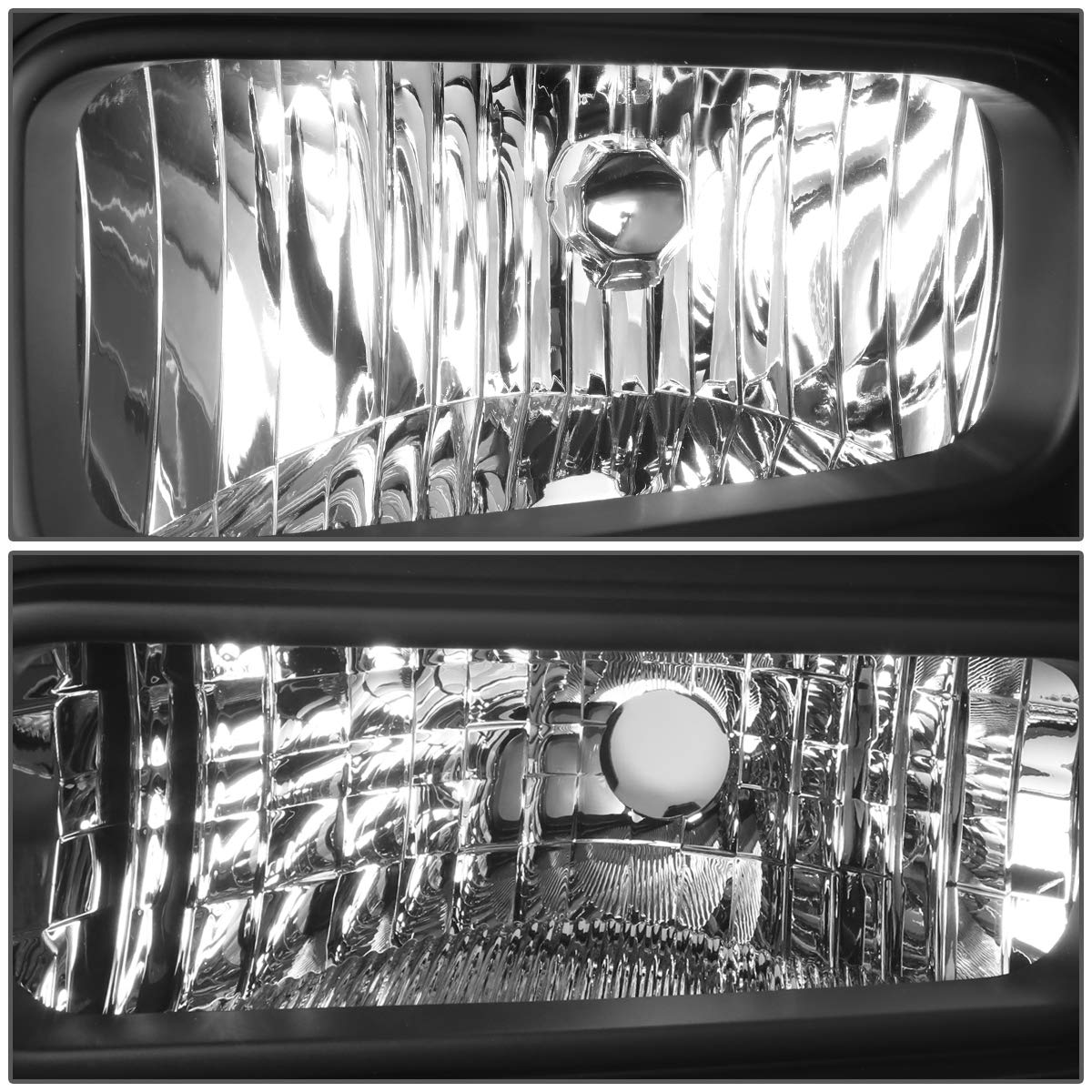 Auto Dynasty Headlights Assembly Compatible With 2005 2006 2007 Ford F250 F350 F450 F550 Super Duty, Driver And Passenger Side H