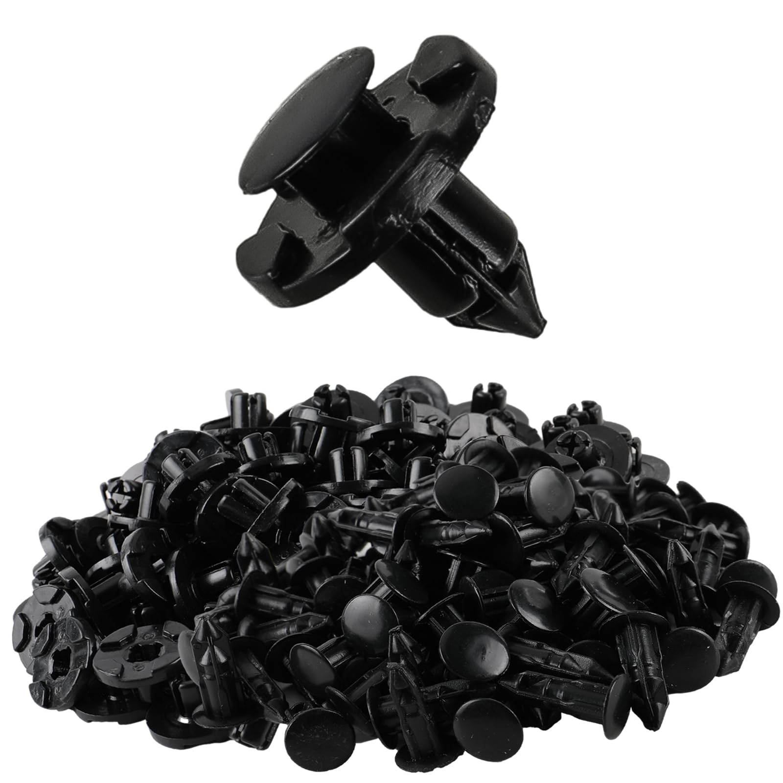 Motoall Nylon Fender Trim Panel Bumper Shield Retainer Fastener Rivet Push-Type Clips For 8Mm Hole Nissan Infiniti 01553-09321 A