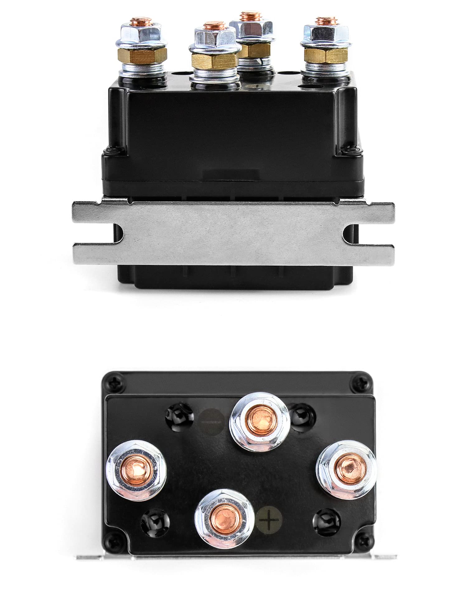 QWORK 12V 500A Solenoid Relay - Winch Replacement Contactor for 8000-15000lb ATV UT Winches