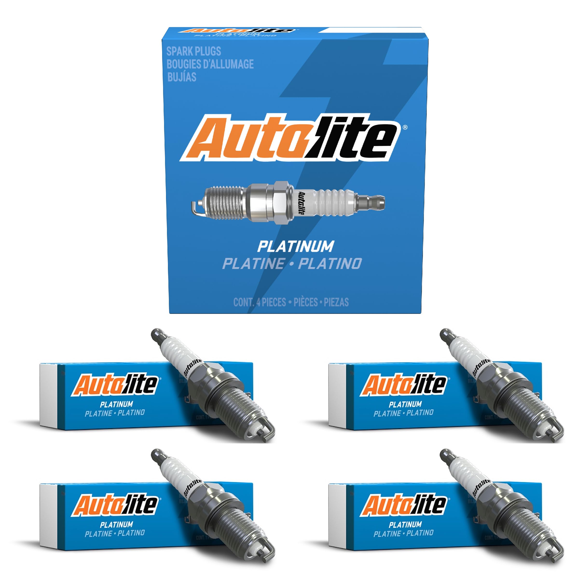 Autolite Platinum Ap985 Automotive Replacement Spark Plugs (4 Pack)