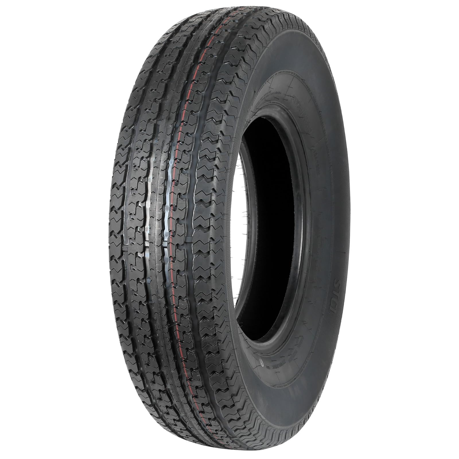 Set Of 2 Durun St235/80R16 Radial Trailer Tire, St235-80R16 St 235/80R16, 10 Ply Load Range E, 124N