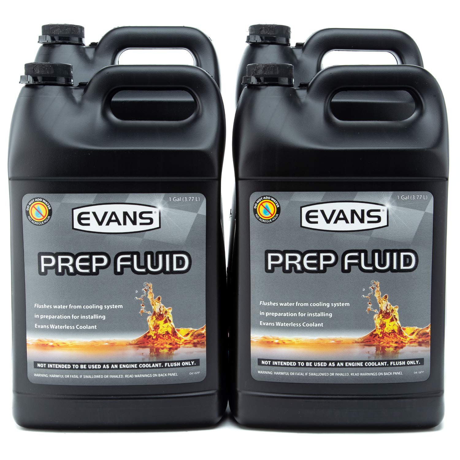 Evans Coolant EC41001-4PK Prep Fluid, 4 gallon, 4 Pack