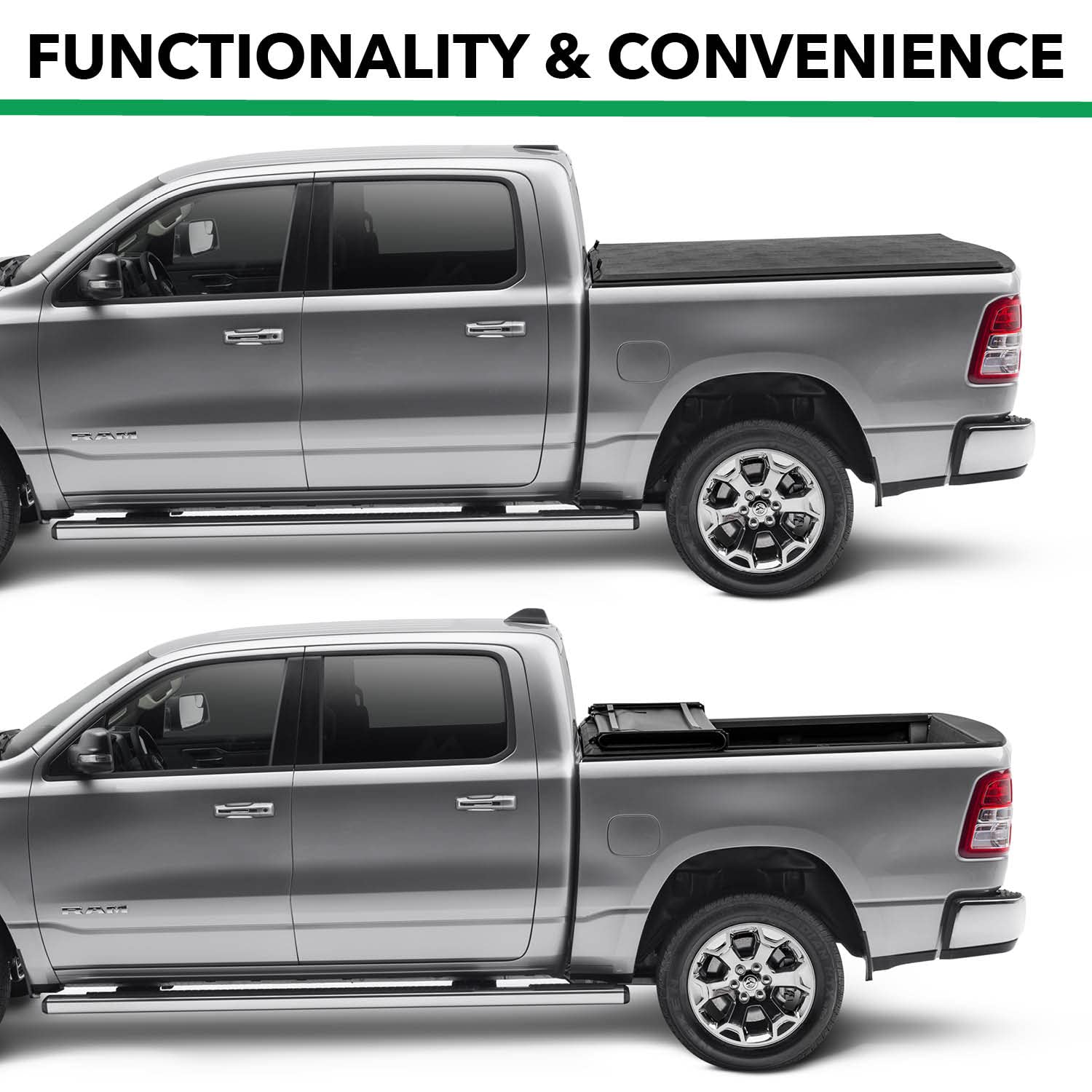 Gator Etx Soft Tri-Fold Truck Bed Tonneau Cover | 59307 | Fits 1999 - 2016 Ford Super Duty 6' 9'' Bed (81'')