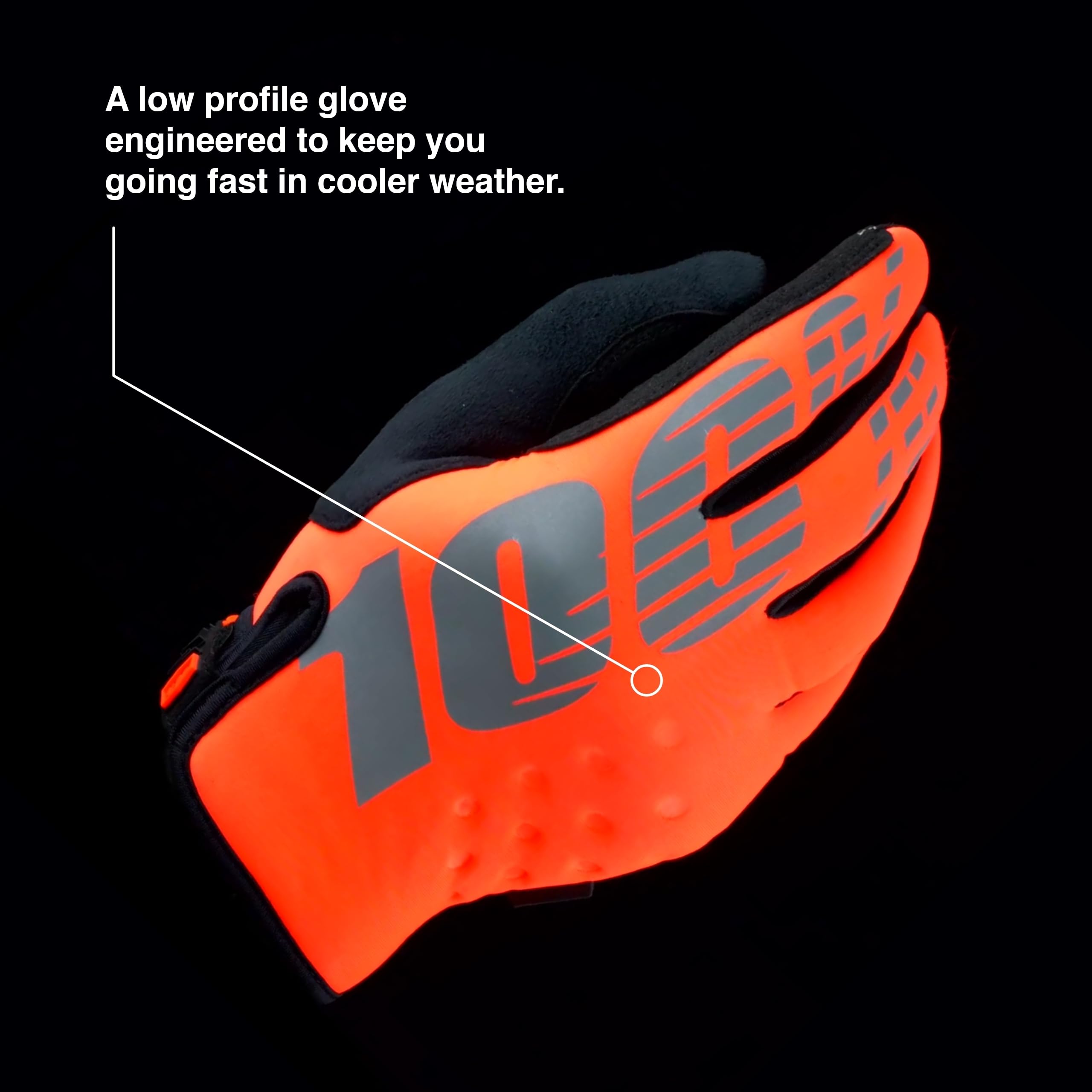 100% BRISKER Gloves Red - XL