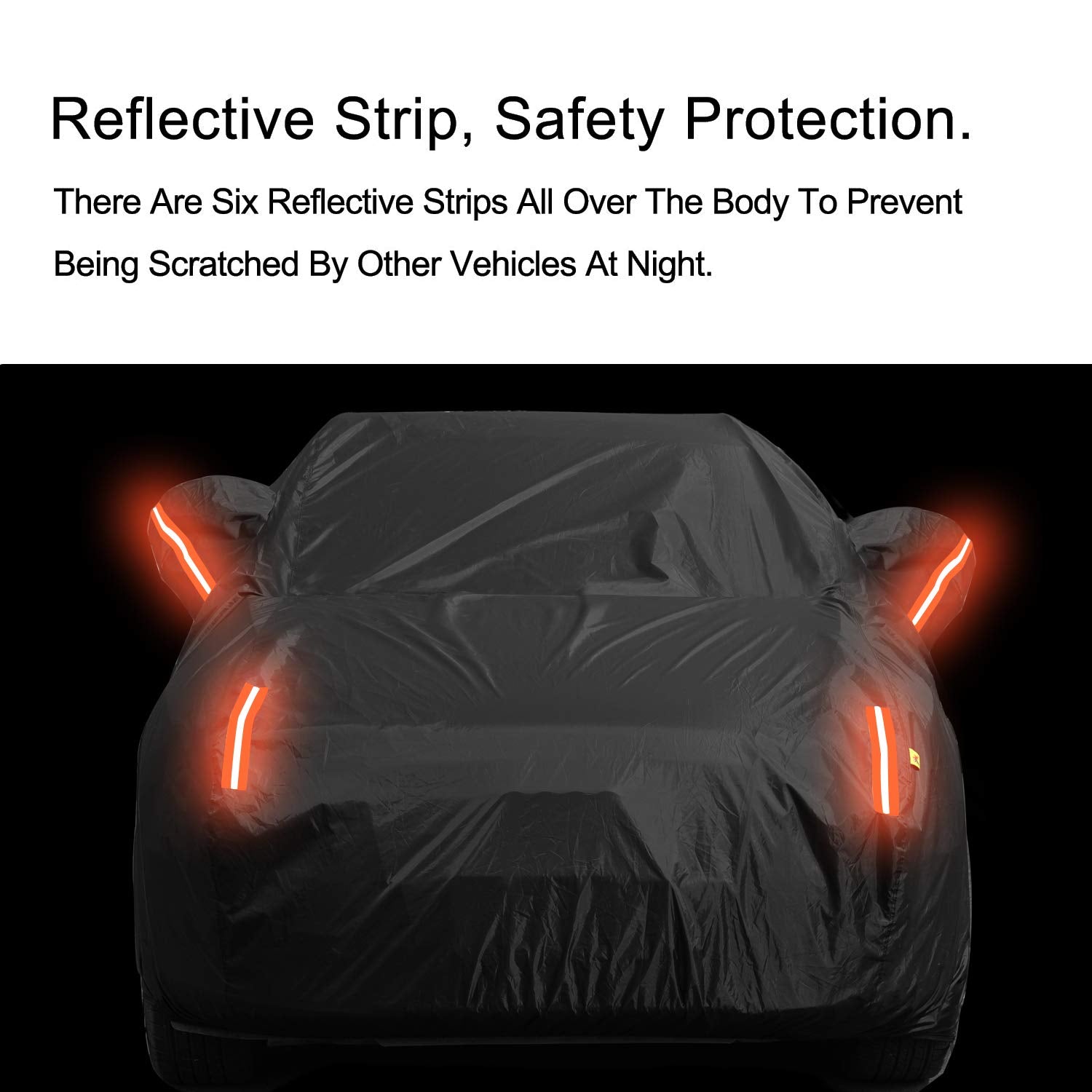 Color Rain Time Uv Protection Car Cover Windproof Dustproof Scratch Resistant Outdoor Universal Full Car Covers (Fit Suv-Length