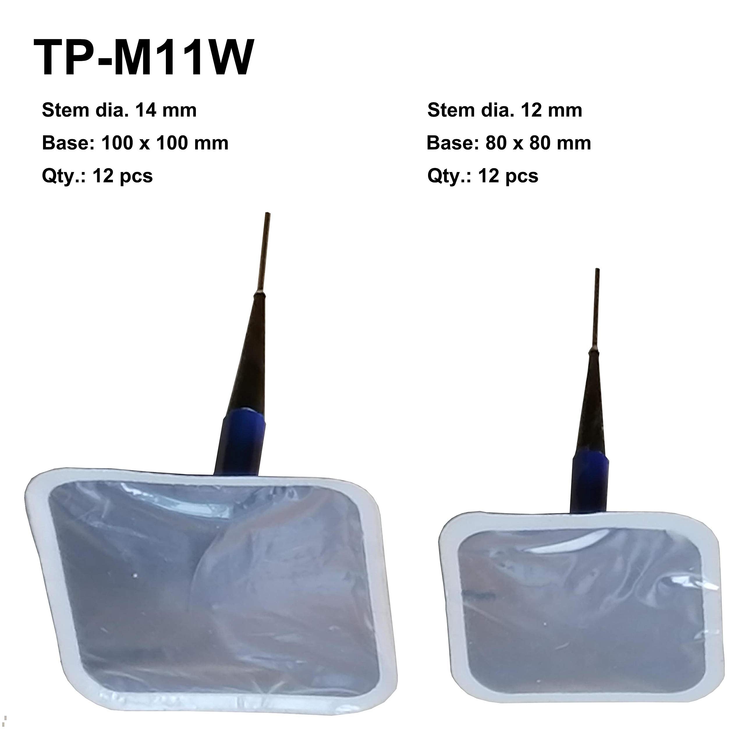 Zerint Tp-M11W Combination Repair Unit Kit,1/2'' X 3 1/8'' And 9/16'' X 4'' Wrapped Stem 12 Pcs Each