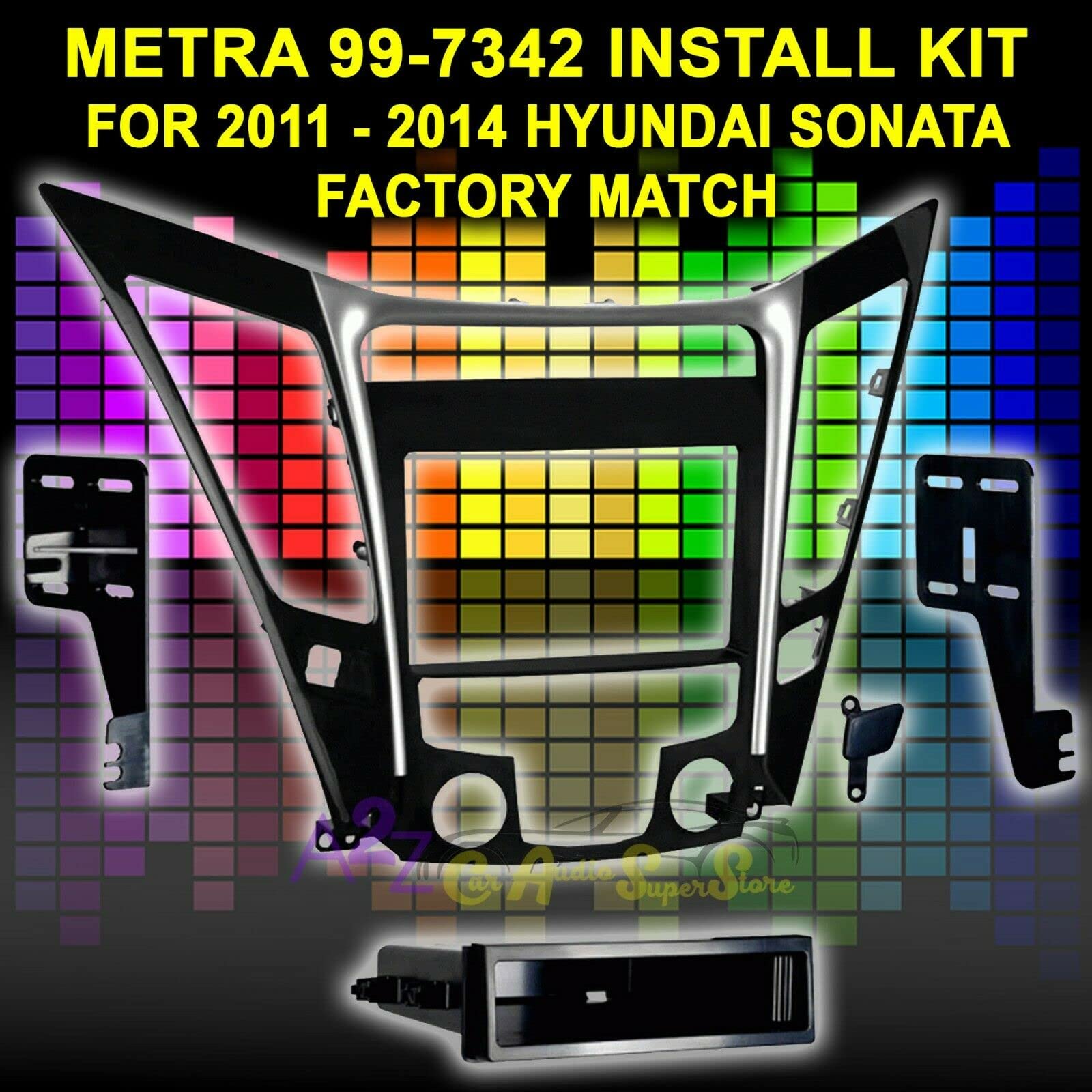 Metra Electronics 99-7342 Single/Double Din Dash Installation Kit For 2011 Hyundai Sonata Vehicles