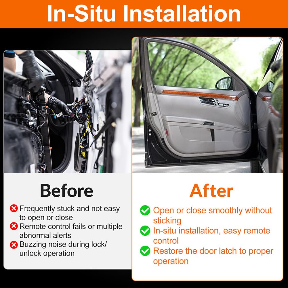 VEELECP Door Lock Actuator Compatible with 2013-2019 Sentra Sedan Front Right Passenger Side Without Smart Key 80500-9AN0A