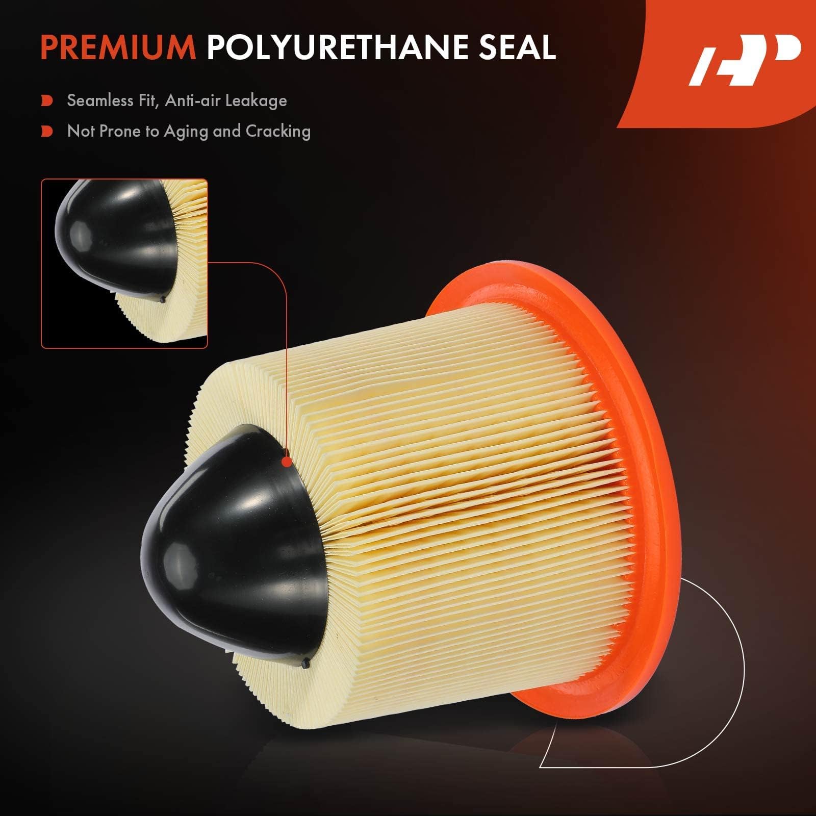 A-Premium Engine Air Filter Compatible With Ford & Lincoln Models - F-150 F-250, F-350 F-450 F-550 Super Duty, Mustang, Expediti