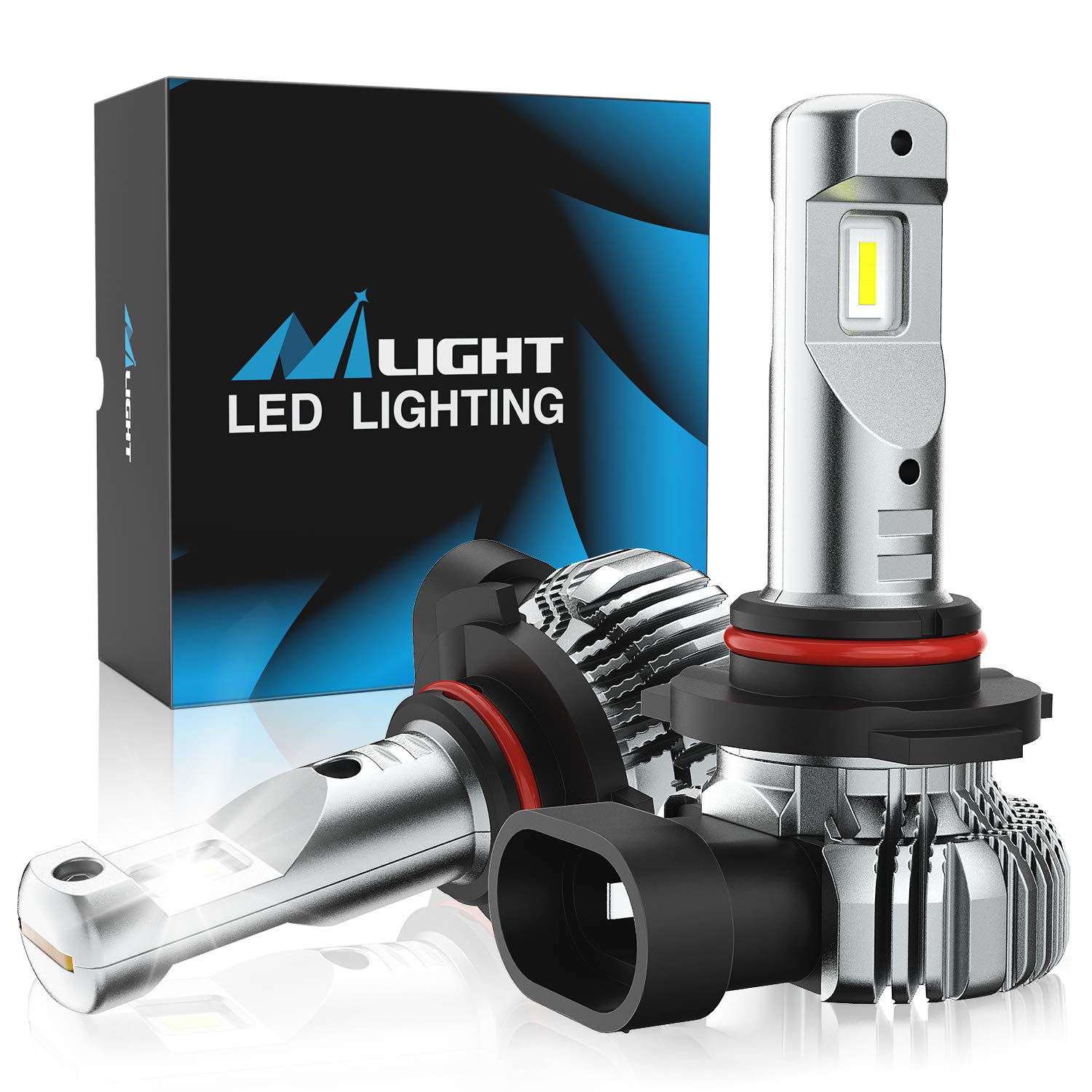Nilight Ef2 H10 Led Fog Light Bulbs, 250% Brightness, 5,0000 Hours Long Lifespan, 6000K Xenon White Fog Light Bulbs, 9140/9145 L