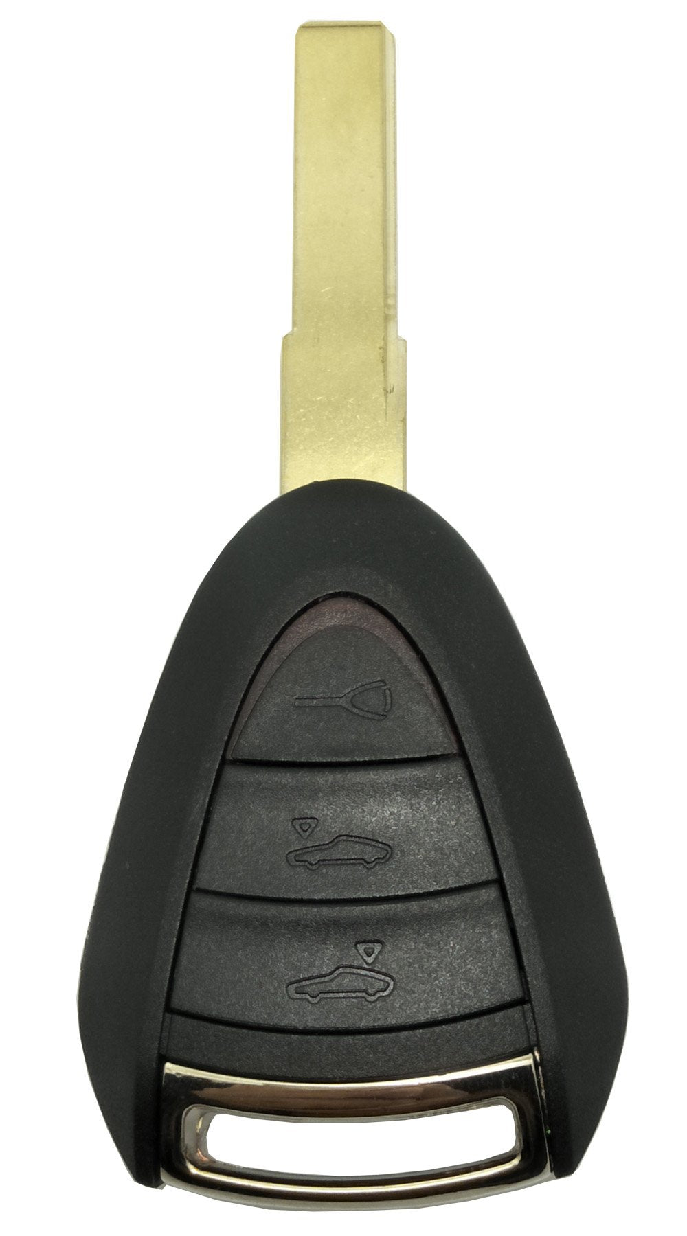 3 Buttons Replacement Key Fob Cover Case Fit For Porsche 911 Cayman Boxster Carrera Gt Remote Key Fob Shell (3Buttons)
