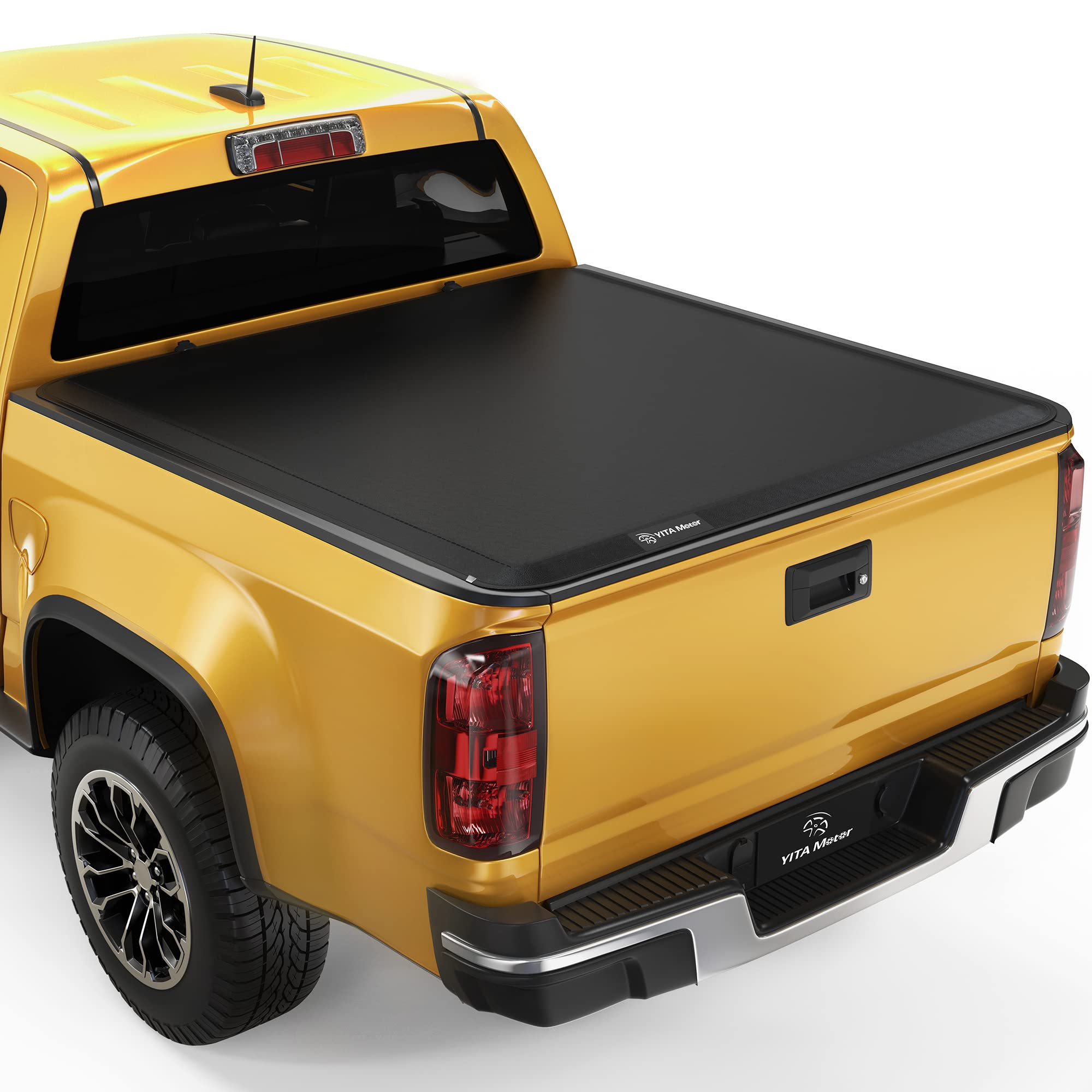 Yitamotor Soft Roll Up Truck Bed Tonneau Cover Compatible With 2015-2025 Chevy Colorado/Gmc Canyon, Fleetside 5.2 Ft Bed