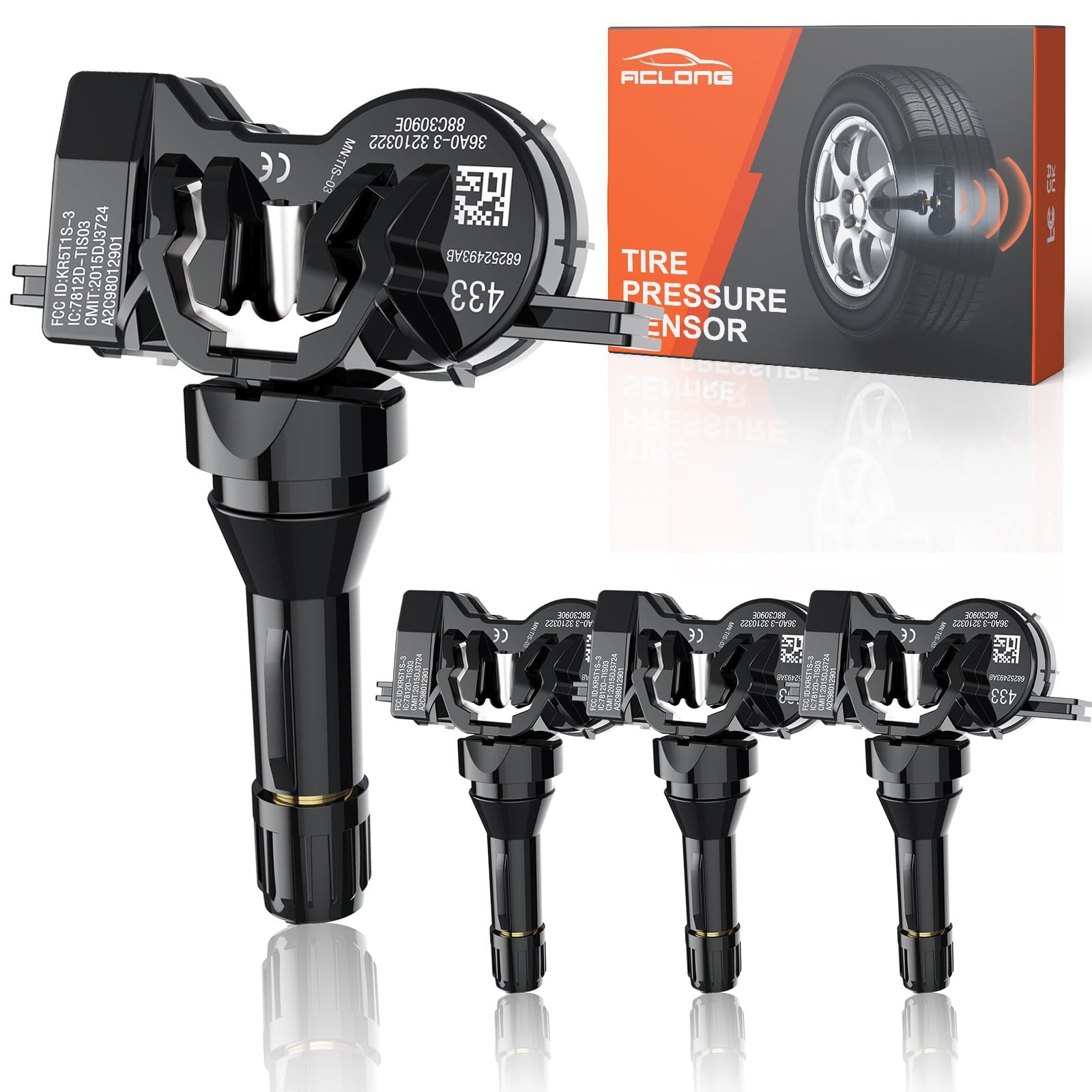 GEARMEISTER TPMS Sensor,433MHZ Tire Pressure Monitor System Sensors for Jeep Grand Cherokee Renegade 2016-2021|Dodge Dart Durang