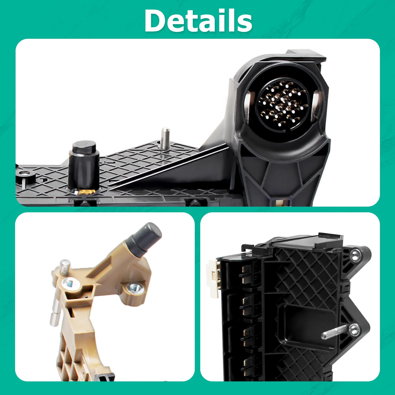 6R80 Transmission Lead Frame with Valve Body Module Connector and Seal Compatible with F150 F250 Super Duty F350 Super Duty Linc