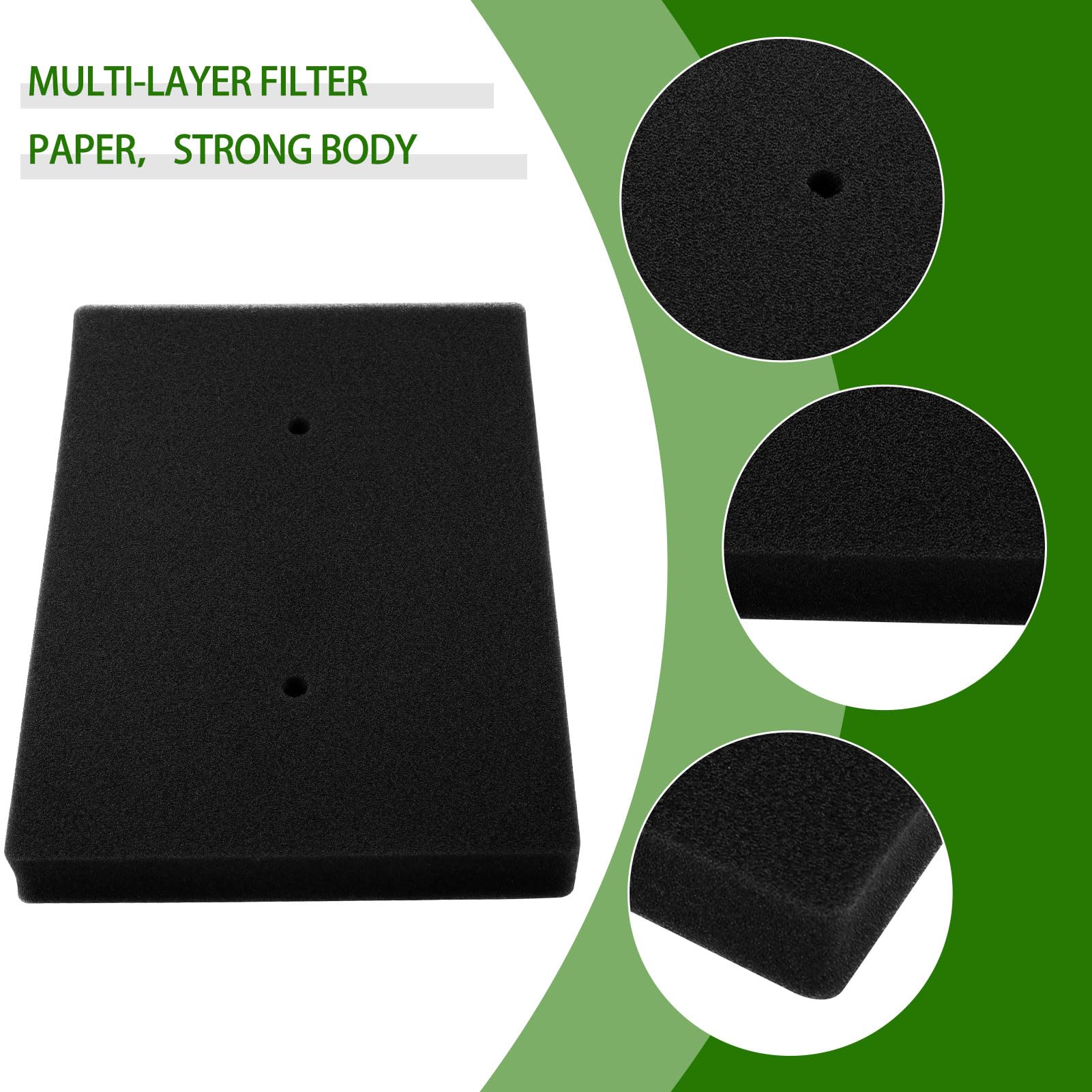 Locopow 11013-0020 Air Filter Hfa2505 For Kawasaki Ninja 250R Ex250 Ninja 300 Ex300 Ex300A Ex300B 2008 2009 2010 2011 2012 2013
