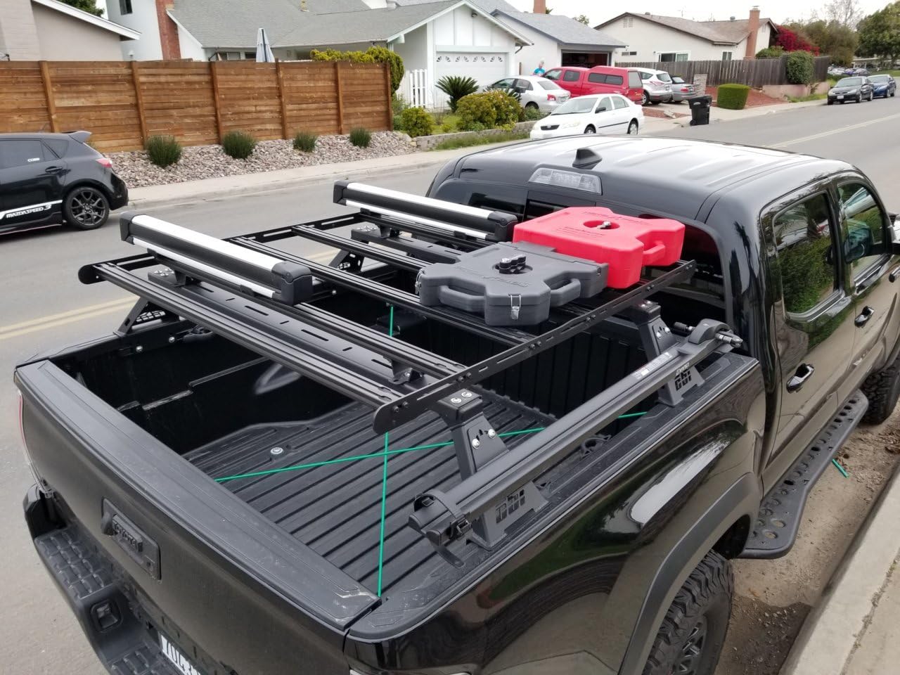ADI OFF ROAD Overland Bed Bar for Trucks, 56" Carbon Steel, Black, Model BR17